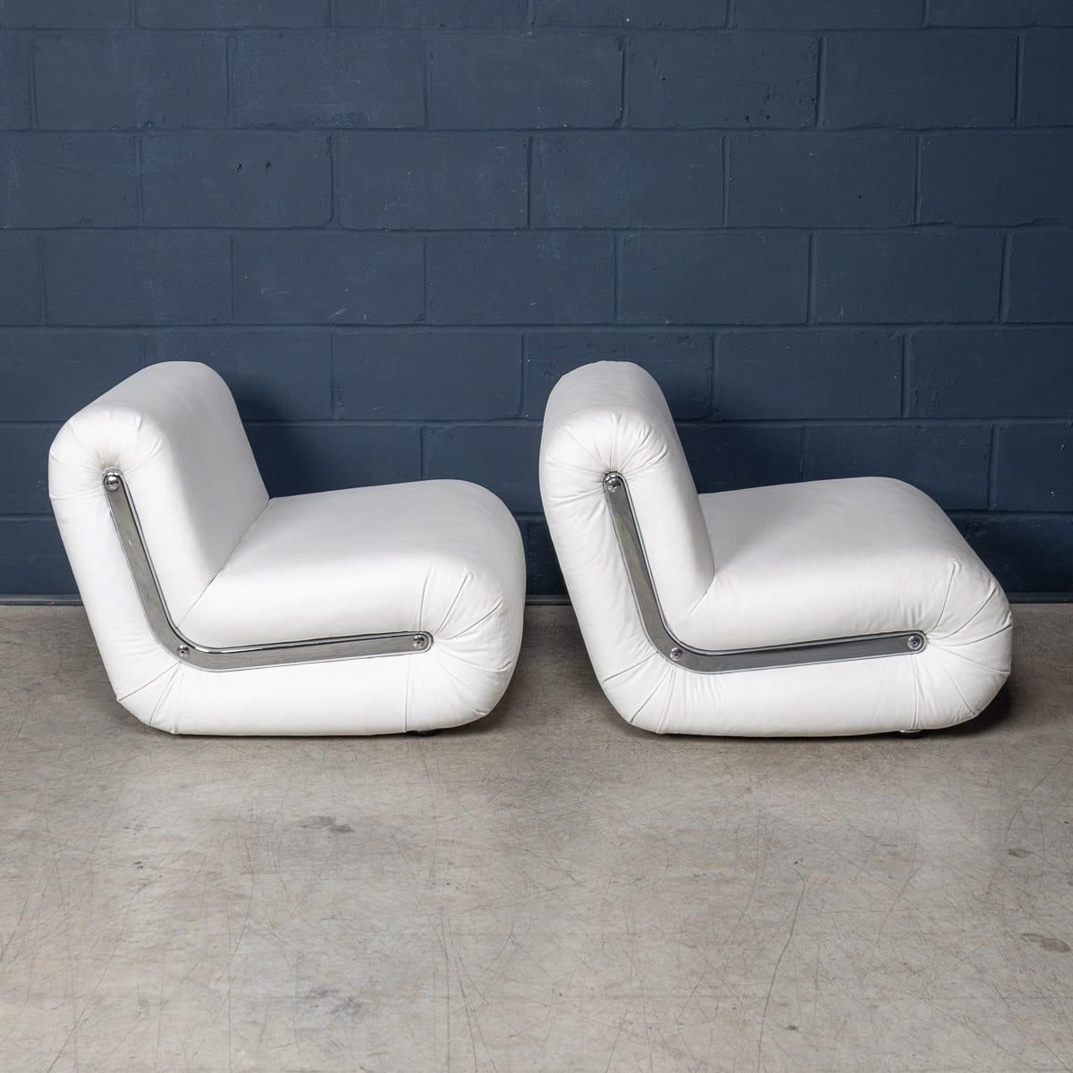 20thc Italian Pair Of "Boomerang" Lounge Chairs By Rodolfo Bonetto For B Line photo buy