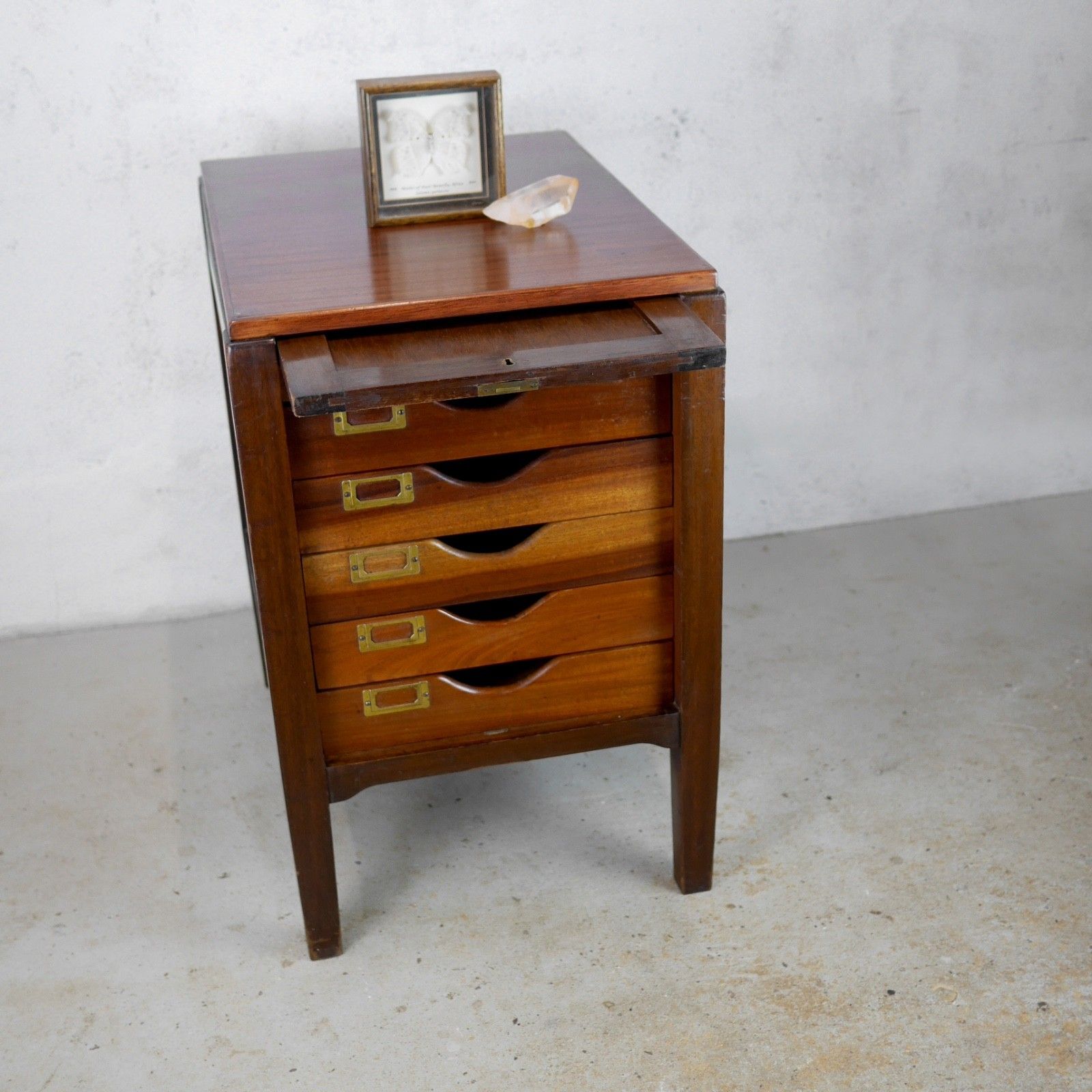 photo for sale Vintage Filing Drawers Cabinet Iroko School Office 1930s #103094
