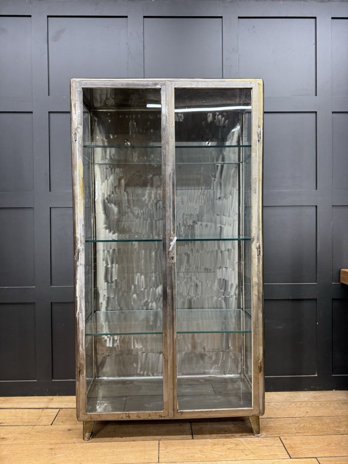 Industrial Medical Display Double Cabinet – Shop Display / Apothecary Bathroom photo 1295.0