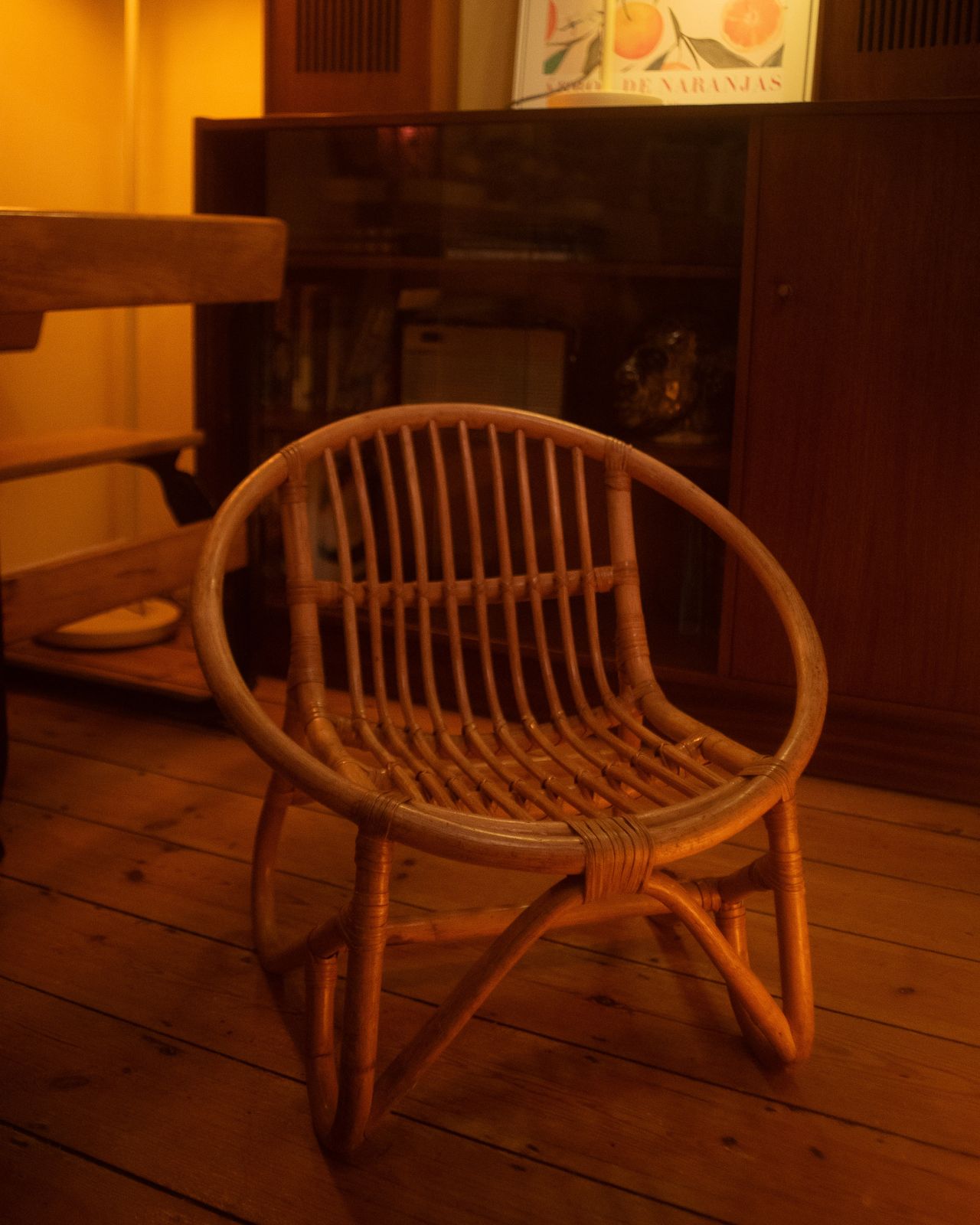 French Mid Century Children's Cane Chair photo furniture