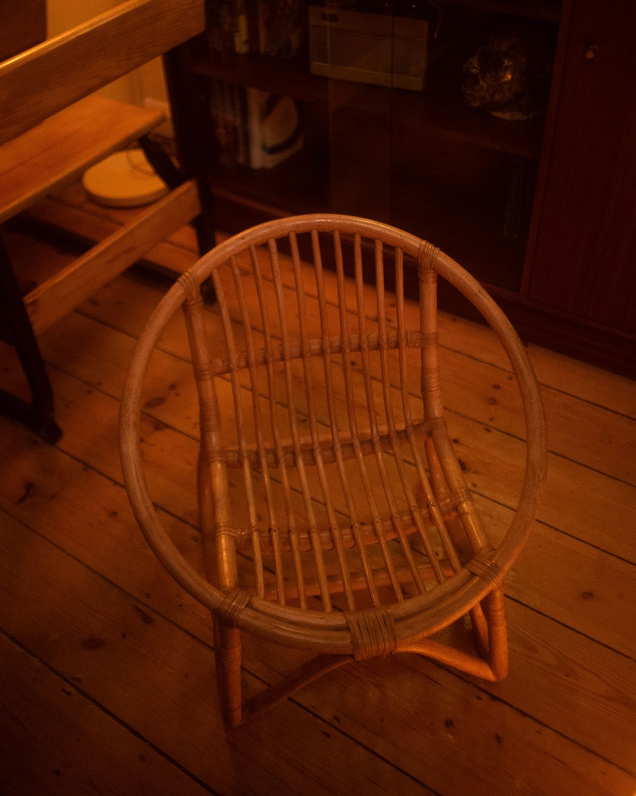 French Mid Century Children's Cane Chair photo 150.0