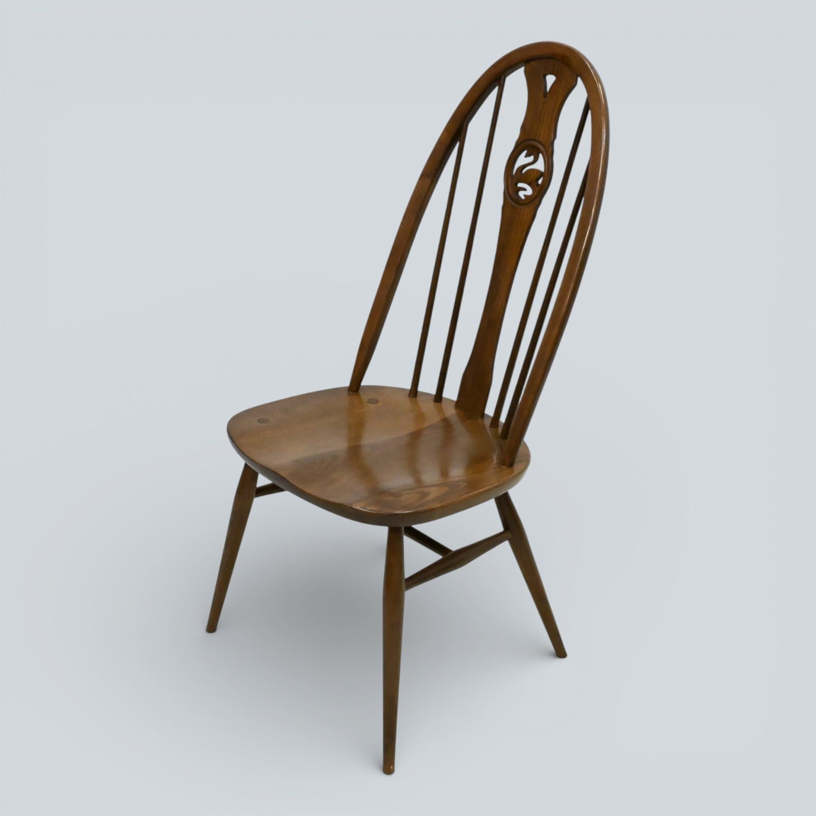 4 Ercol Windsor Swan Bow Back Dining Chairs Golden Dawn Exc Free Uk Delivery* photo vinterior