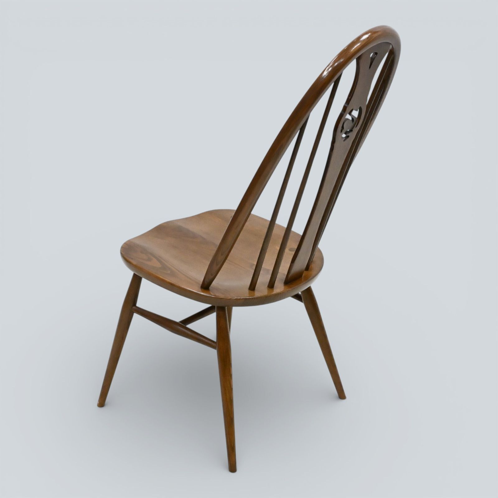 4 Ercol Windsor Swan Bow Back Dining Chairs Golden Dawn Exc Free Uk Delivery* photo vintage