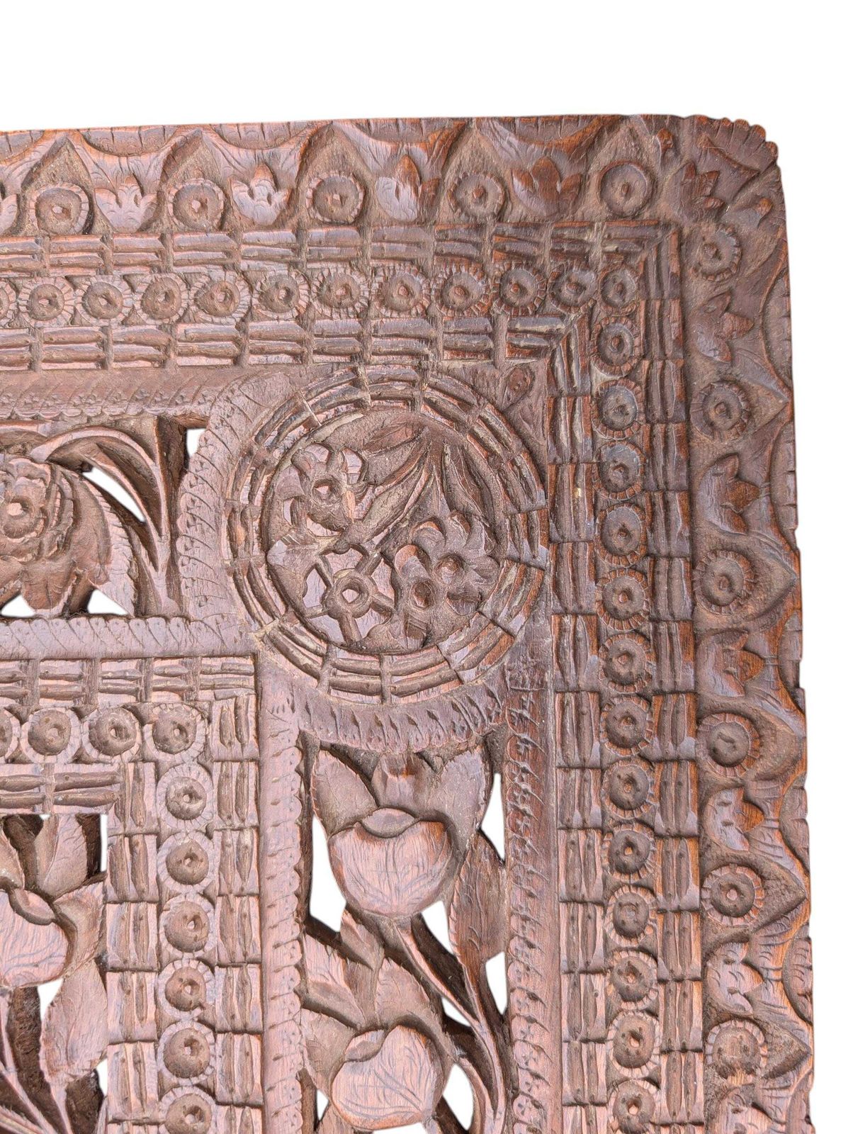 photo furniture Pair Of Anglo Indian Carved Side Tables, Colonial Low Bedside Tables, C.1900–1925