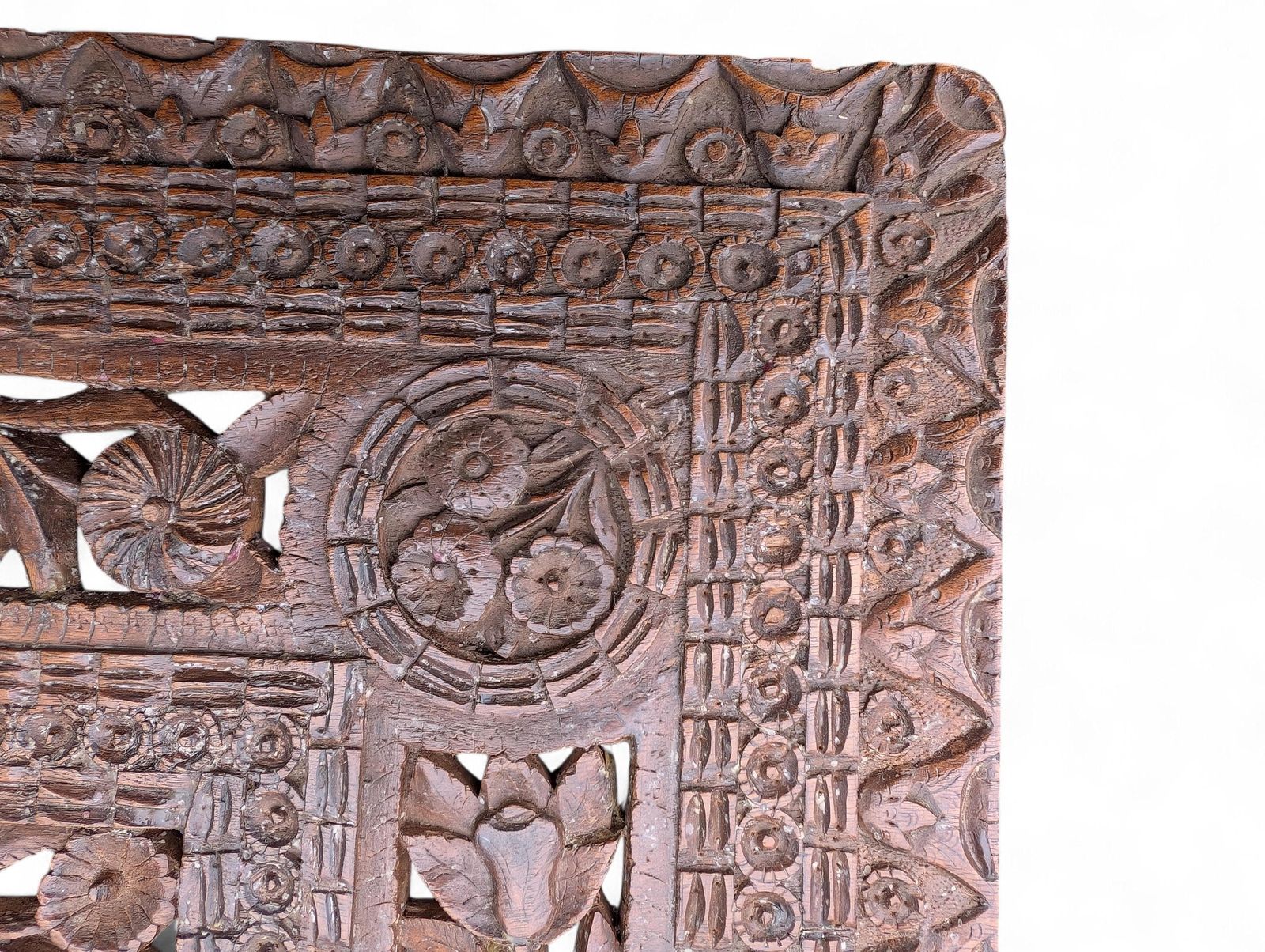 photo buy Pair Of Anglo Indian Carved Side Tables, Colonial Low Bedside Tables, C.1900–1925