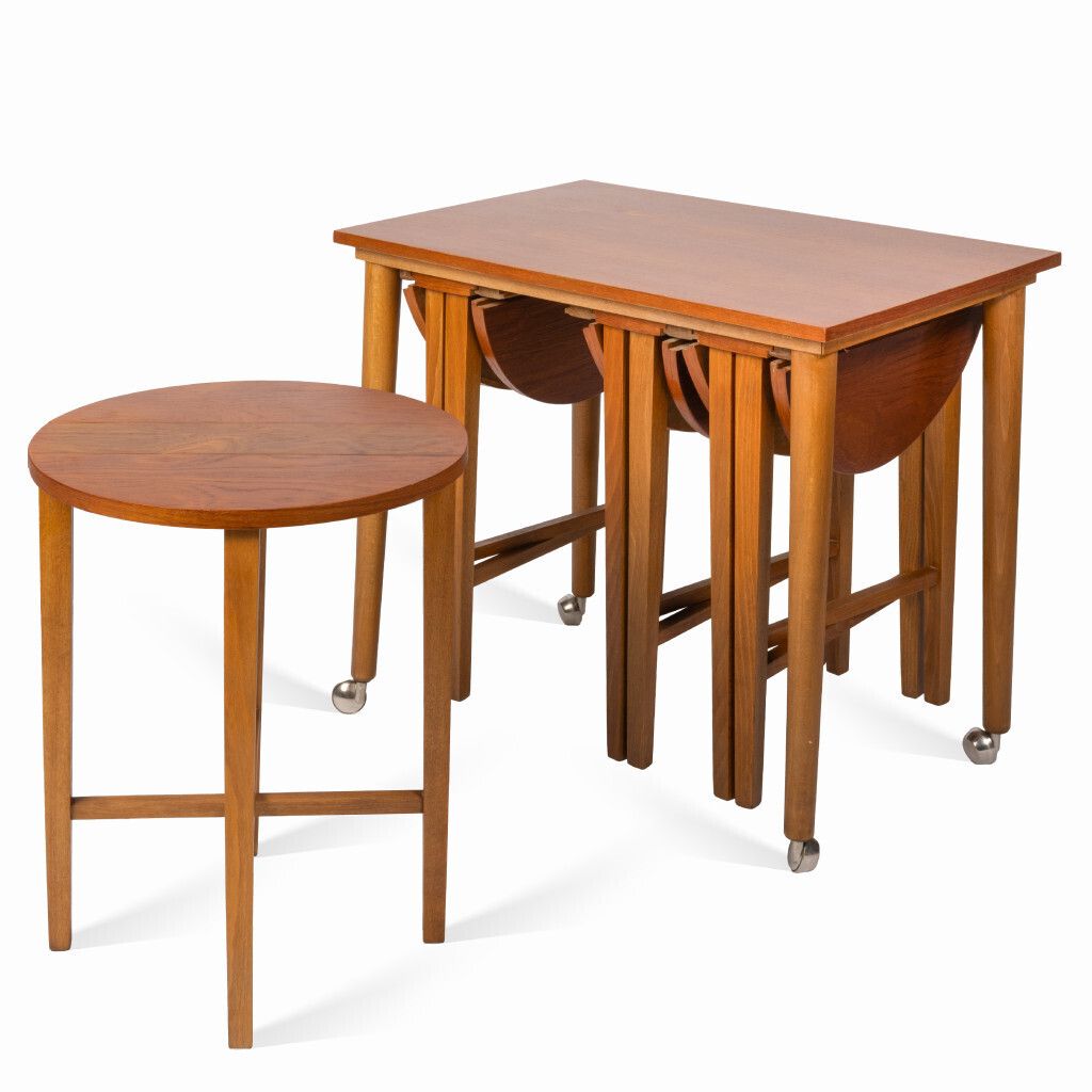 Table And Folding Chairs, 1960s photo Furniture