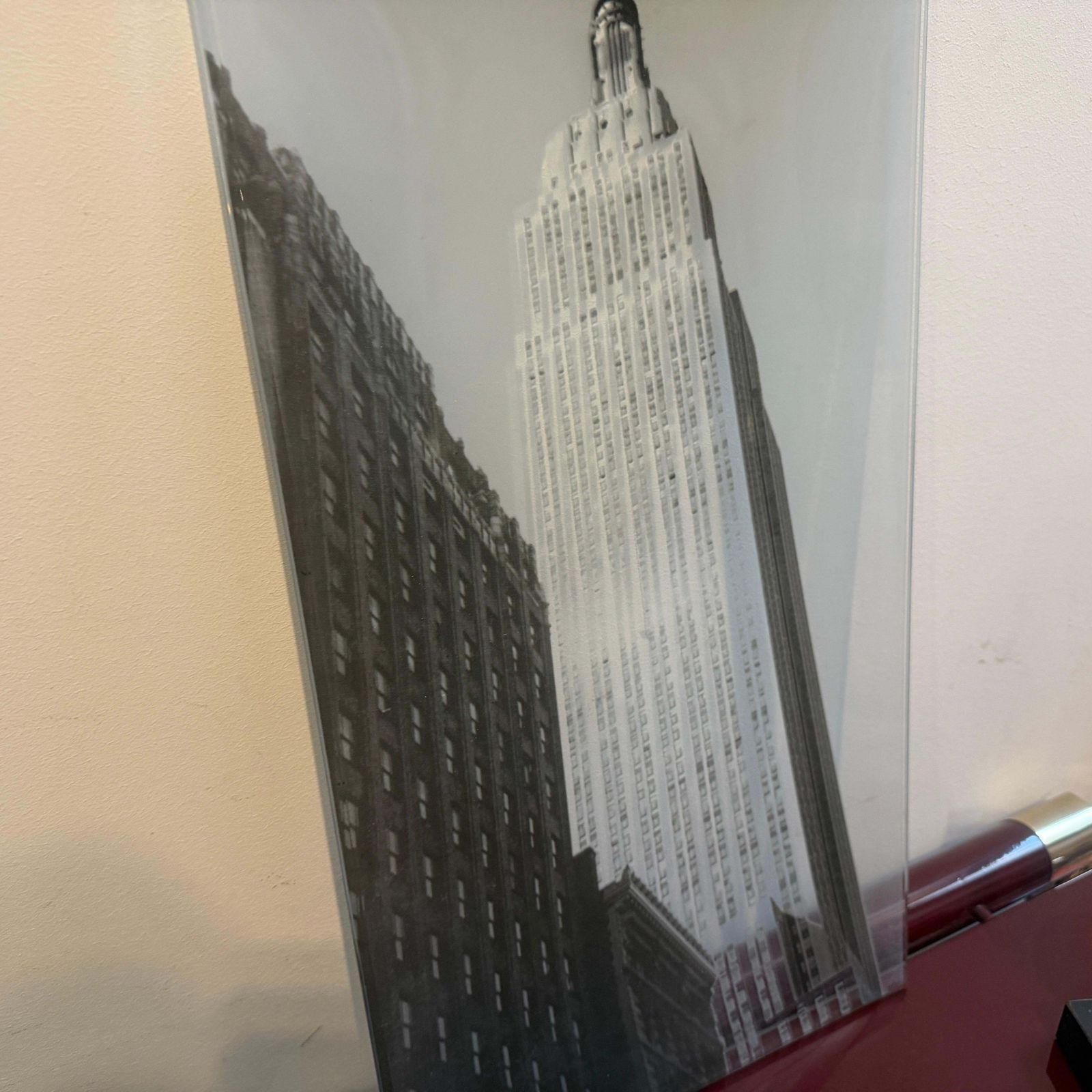 A Rare 1990s Pop Art Glass Tray New York Designed By Andy Warhol For Rosenthal photo for sale