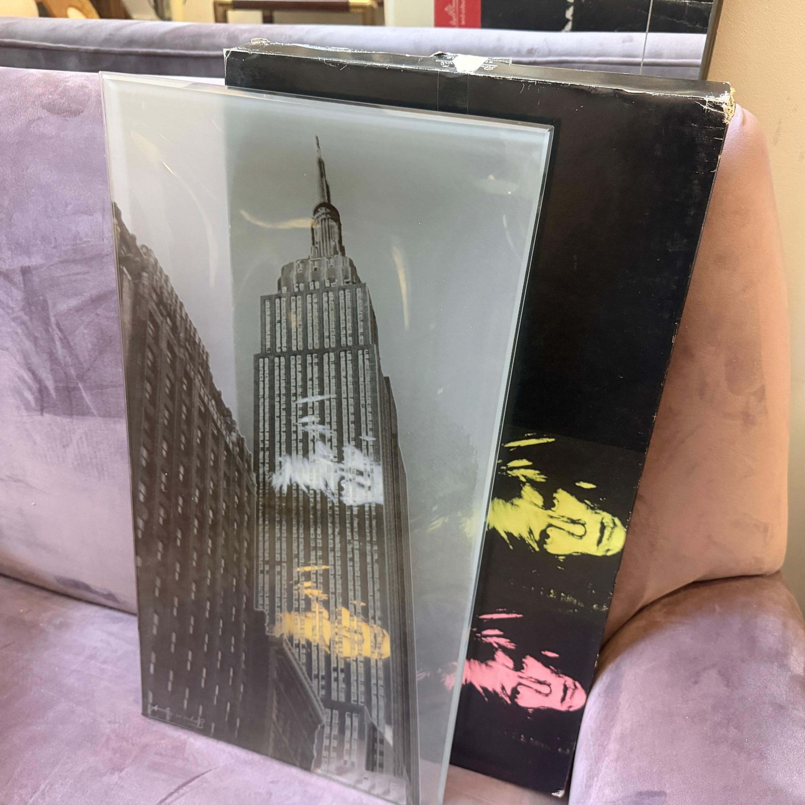 A Rare 1990s Pop Art Glass Tray New York Designed By Andy Warhol For Rosenthal photo Home Decor