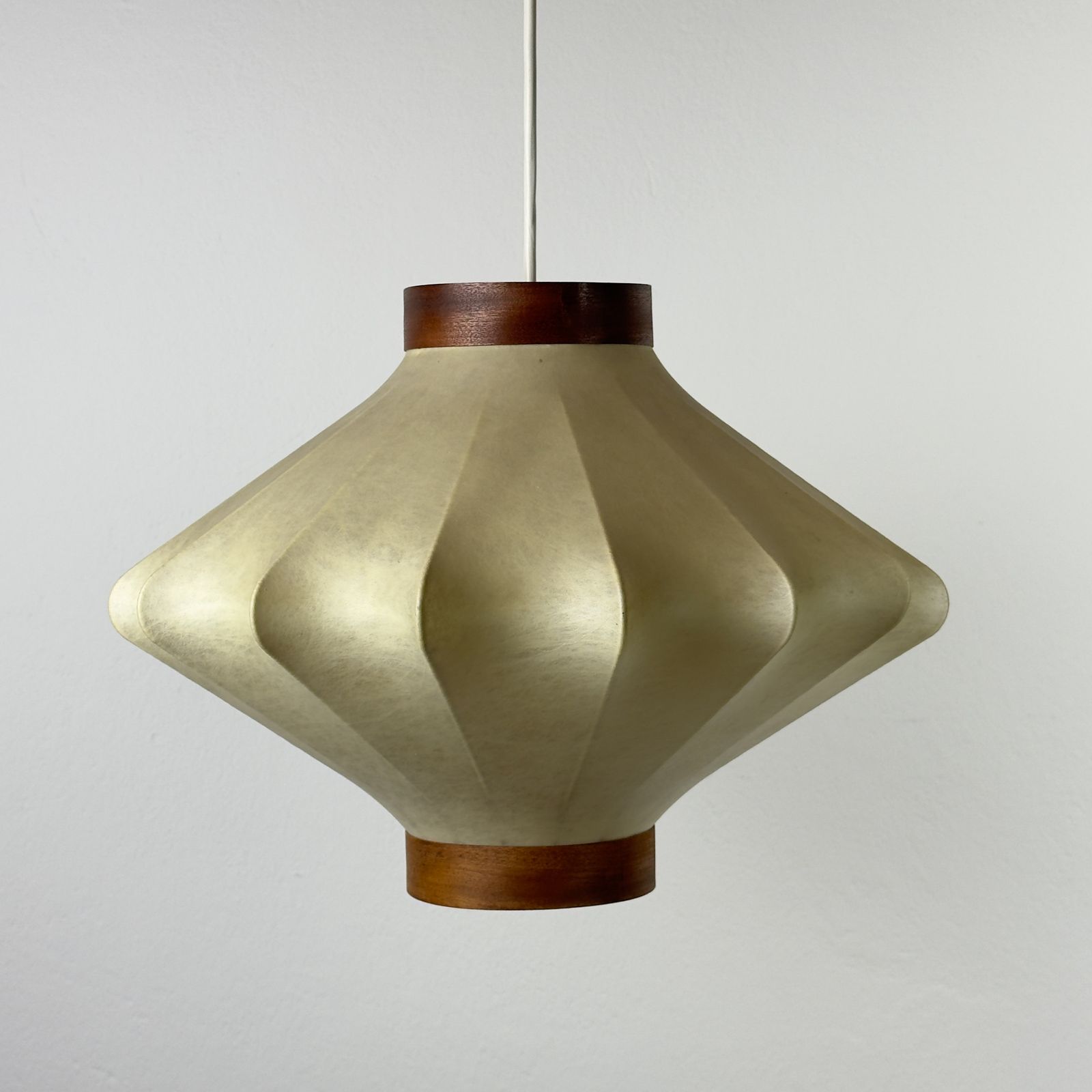 Mid Century Cocoon Pendant Lamp, Achille Castiglioni, Italy 1960s photo furniture