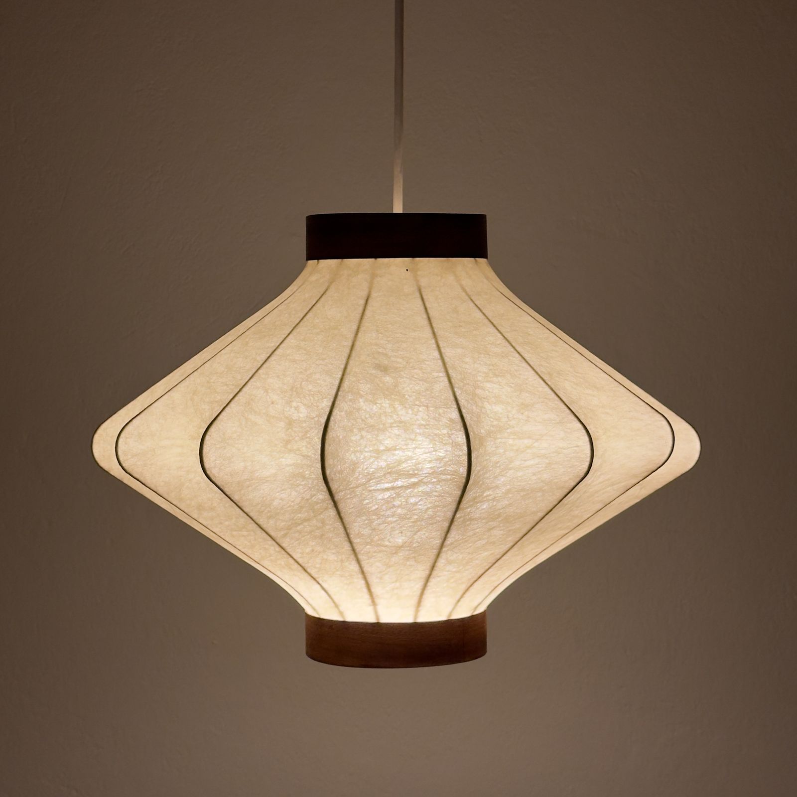 Mid Century Cocoon Pendant Lamp, Achille Castiglioni, Italy 1960s photo for sale