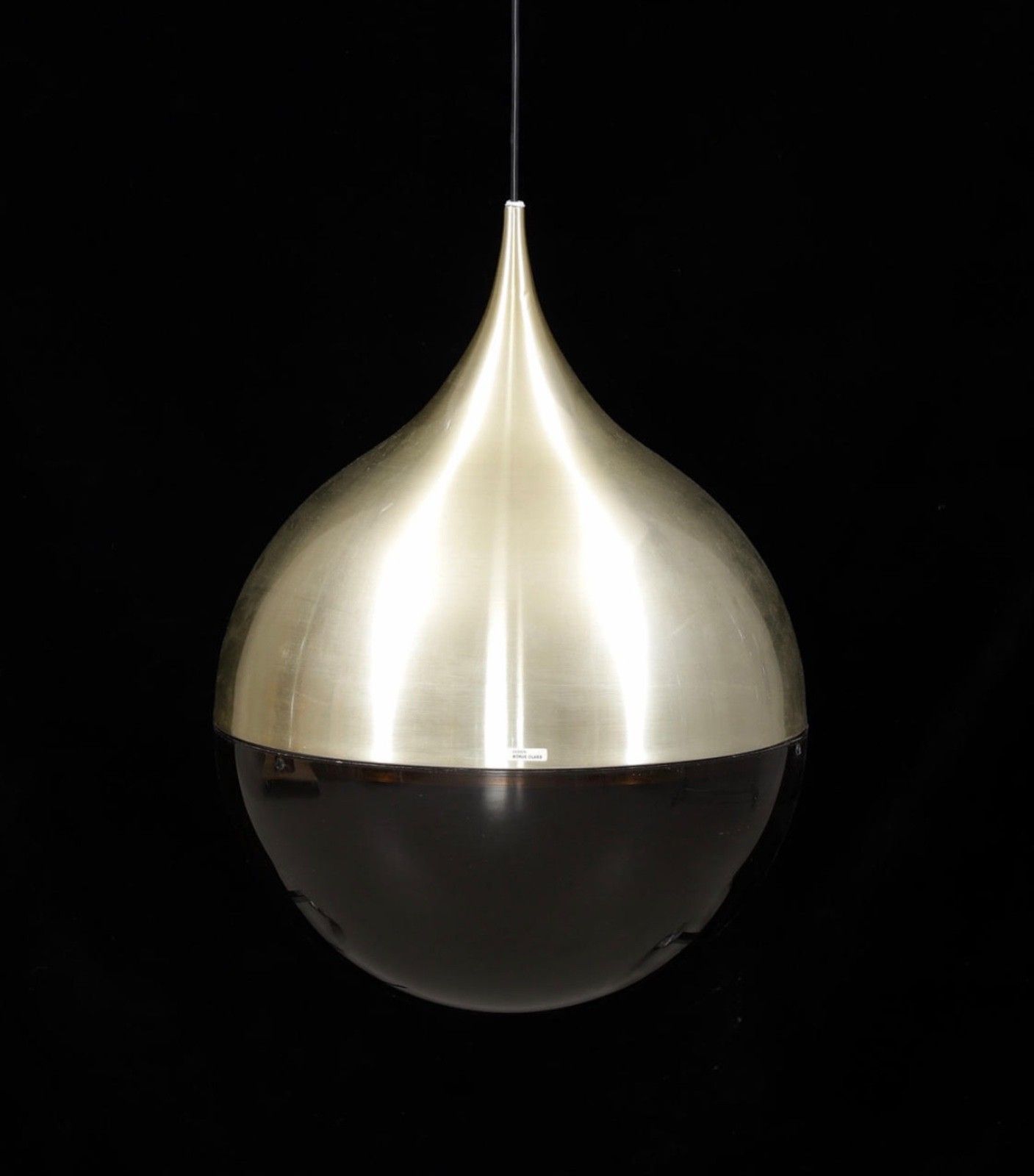 Rare Vintage Ceiling Lamp Börje Claes Globular Model Metal/Plastic Sweden 1970s. photo Lighting