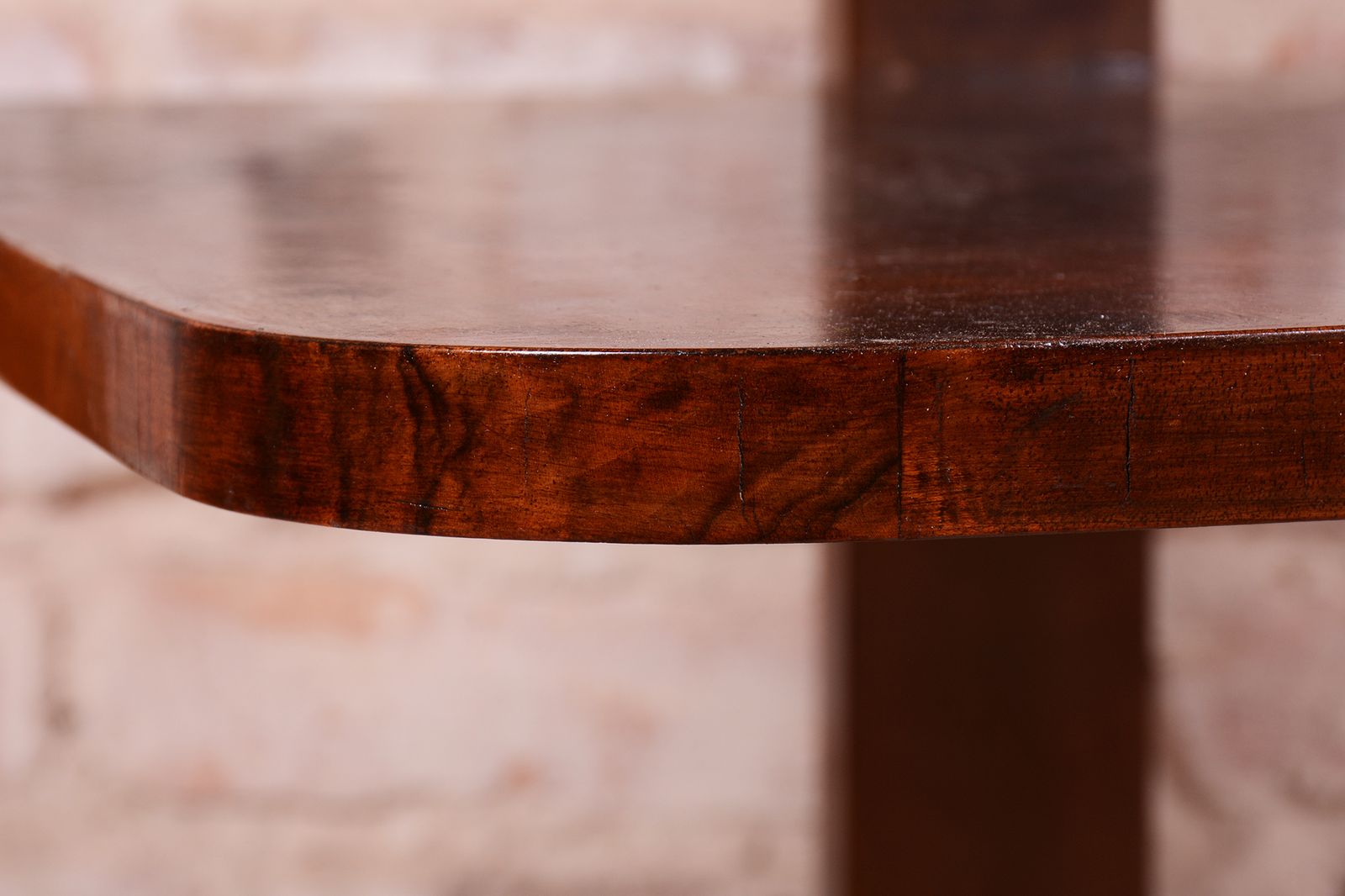 Restored Art Deco Coffee Table, Walnut, Revived Polish, Czech, 1930s photo 1100.0