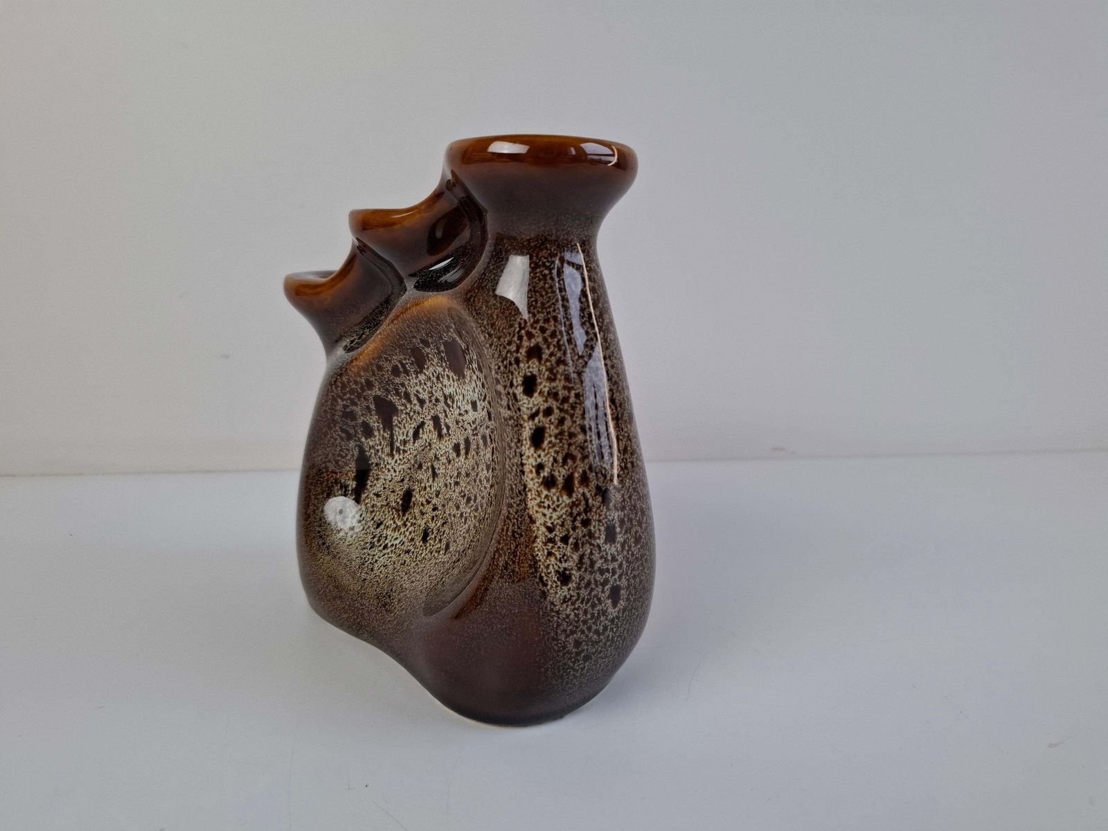 Mid Century Modern Triple Candle Holder By Ditmar Urbach, Czechoslovakia, 1960s photo vintage