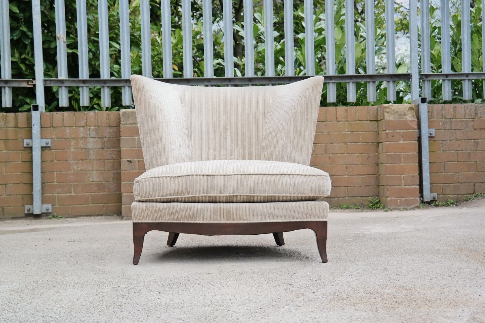 Rare Stunning Donghia Geneva Amrchair & Corner Sofa Leather Fabric Rrp £30k 🚚🚚 photo for sale