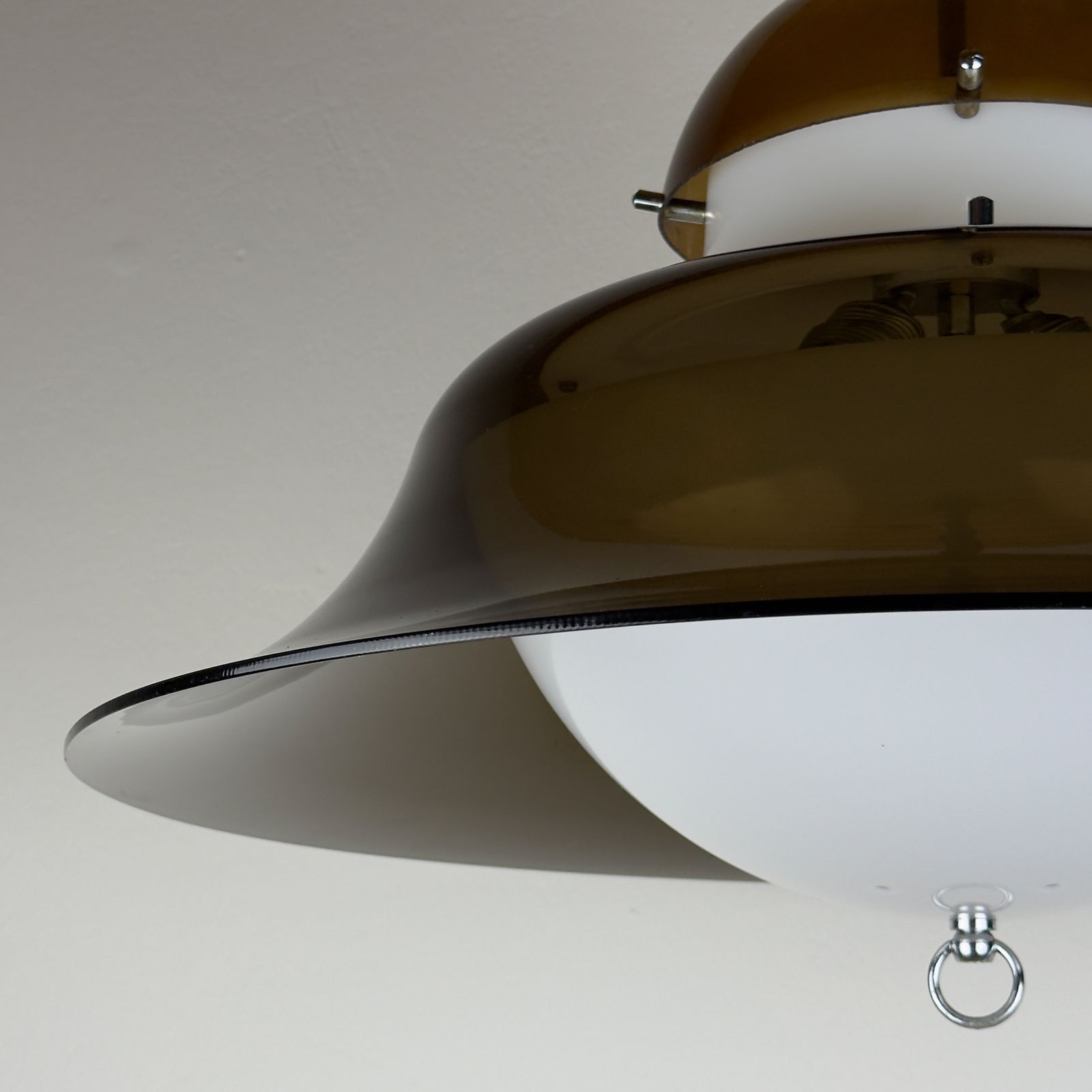 Lighting Vintage Pendant Lamp By Sijaj Hrastnik, Style Kd14 Sergio Asti For Kartell, Yugoslavia 1960s photo