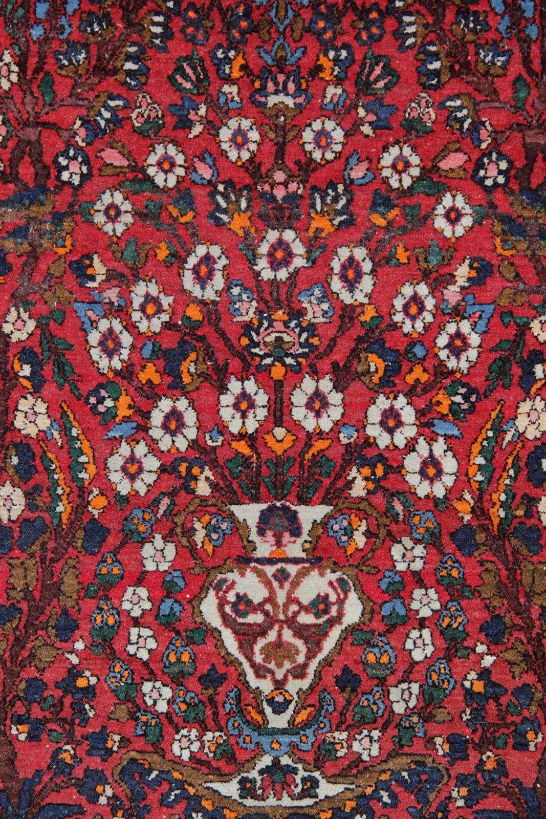 Traditional Red Wool Carpet Handknotted Orienal Antique Area Rug photo furniture