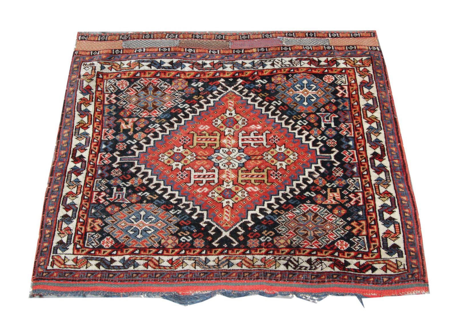 Small Tribal Wool Area Rug Handmade Traditional Living Room Rug photo for sale