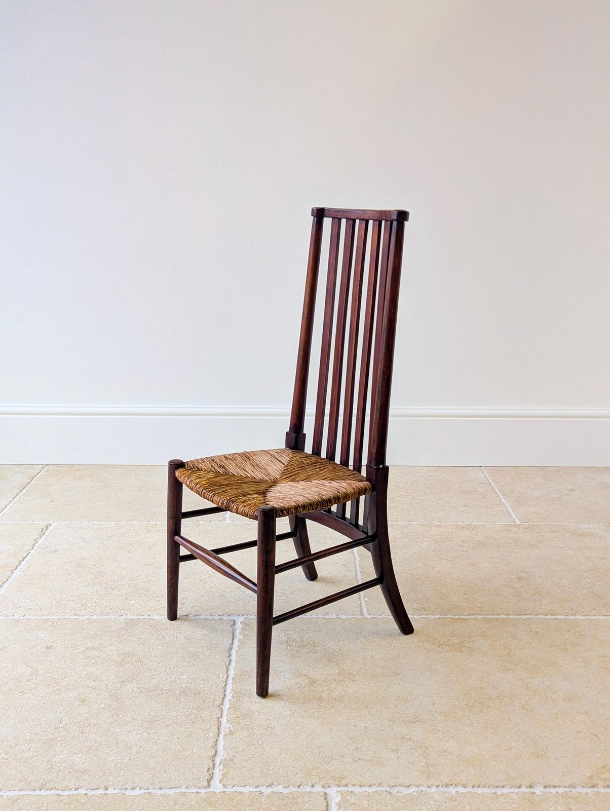 Furniture Antique Arts & Crafts Mahogany Side Chair C.1900 photo