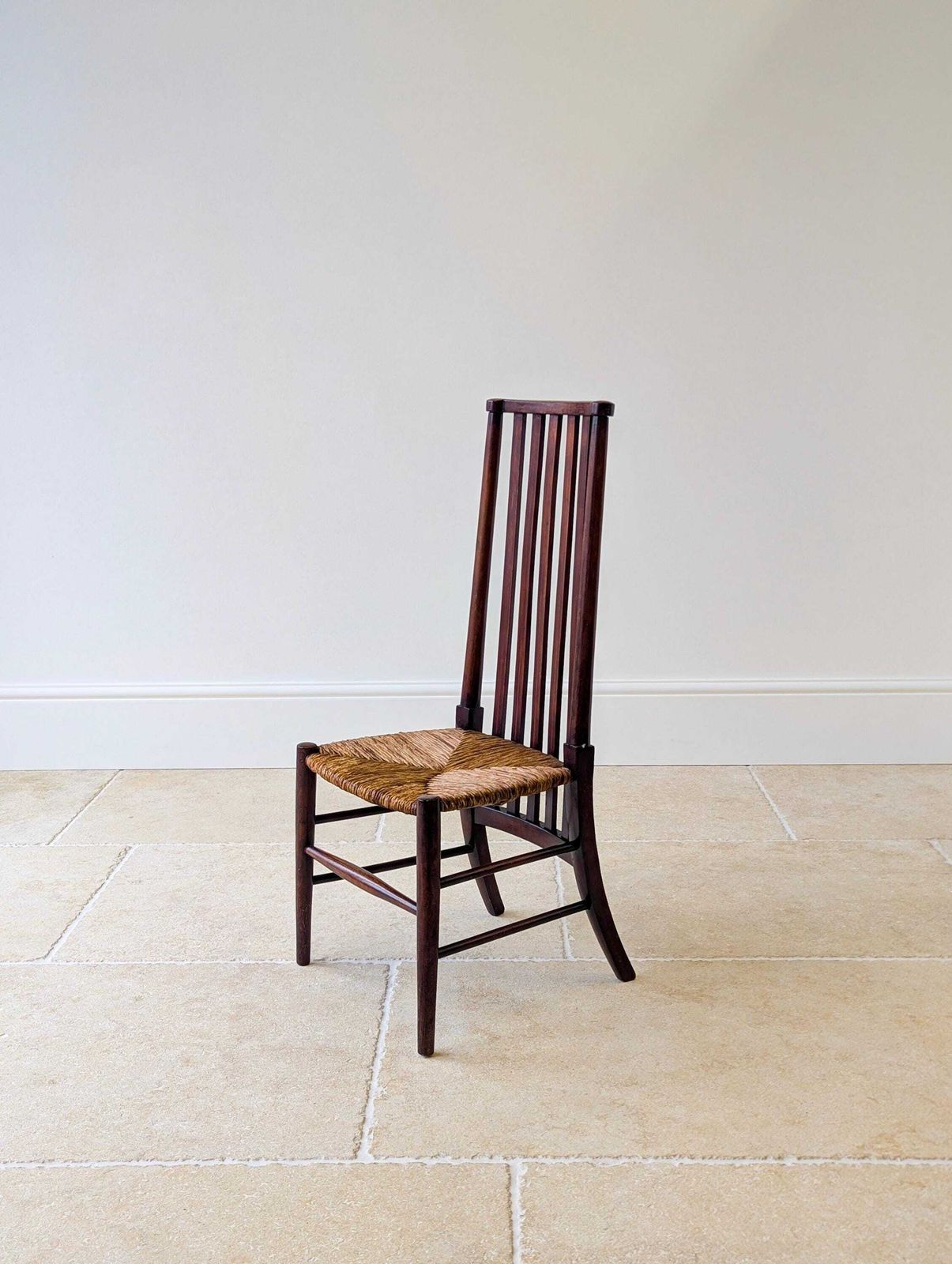 photo vinterior Antique Arts & Crafts Mahogany Side Chair C.1900