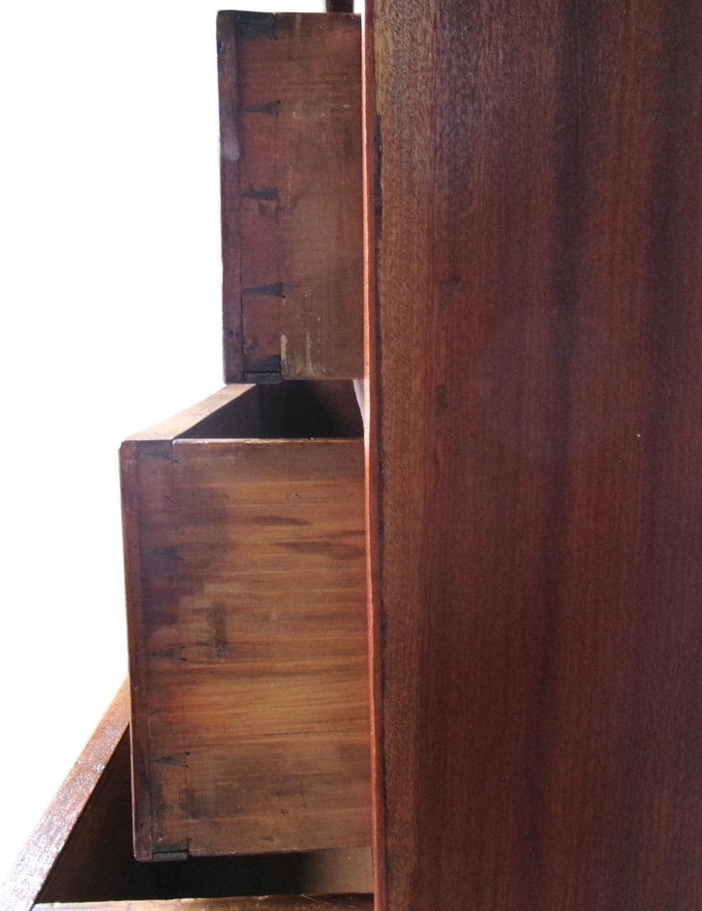 photo buy C1750 Chest Of Drawers, Georgian Mahogany 2/3 Dresser Chest, Antique Bedroom Furniture