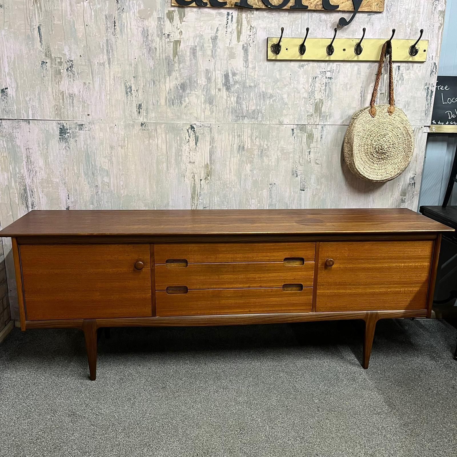 Vintage A Younger Afromosia Teak Fonseca Sideboard 1960s Mid Century John Herber photo furniture