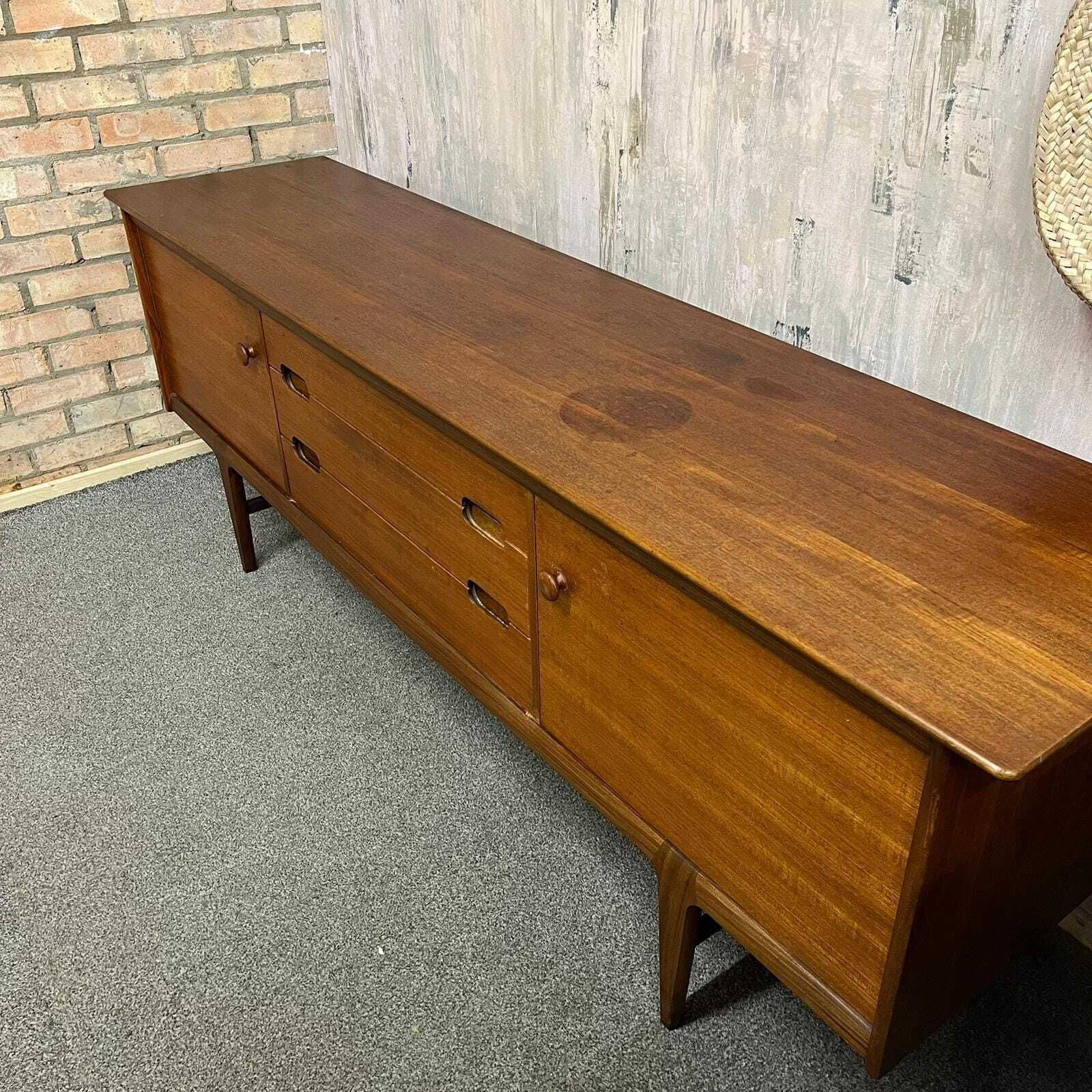 Vintage A Younger Afromosia Teak Fonseca Sideboard 1960s Mid Century John Herber photo vinterior