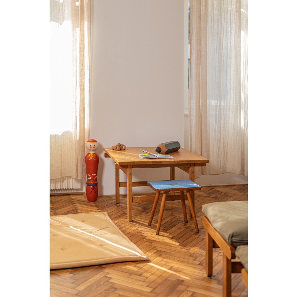 Hans J. Wegner Table, 1960s, Vintage photo furniture