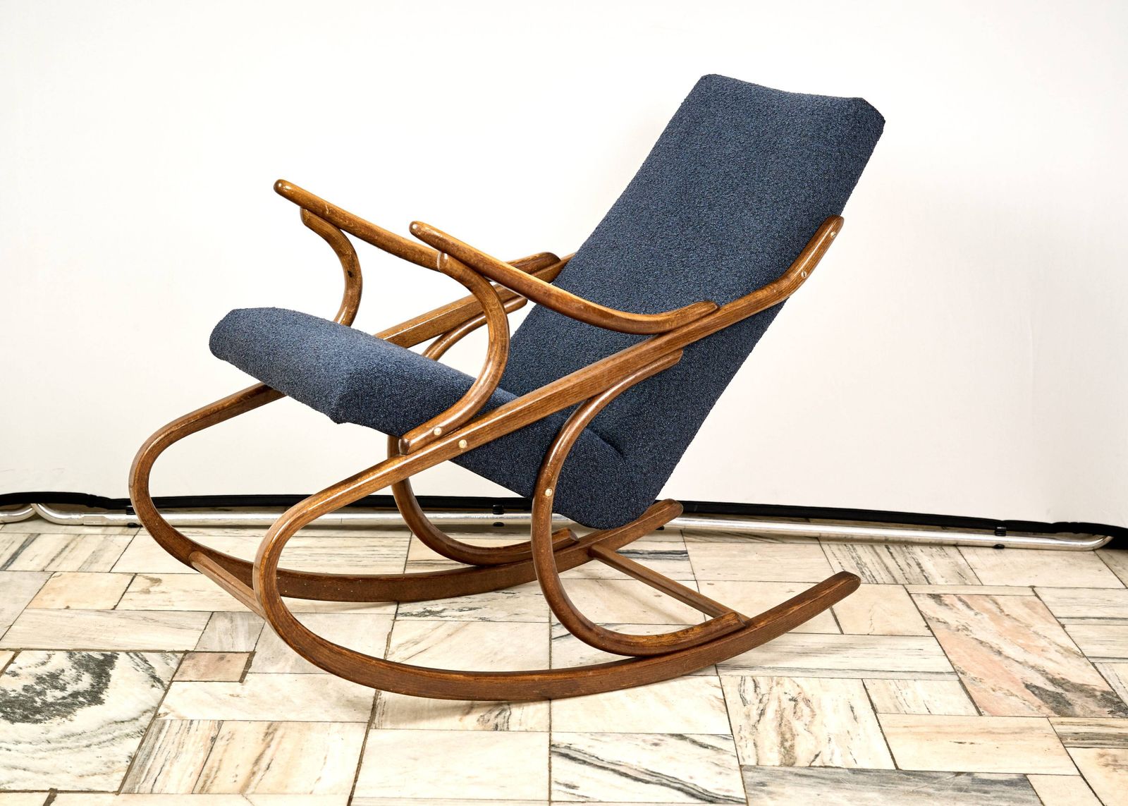 Bentwood Rocking Chair From Ton, 1960s, Czecoslovakia photo vinterior