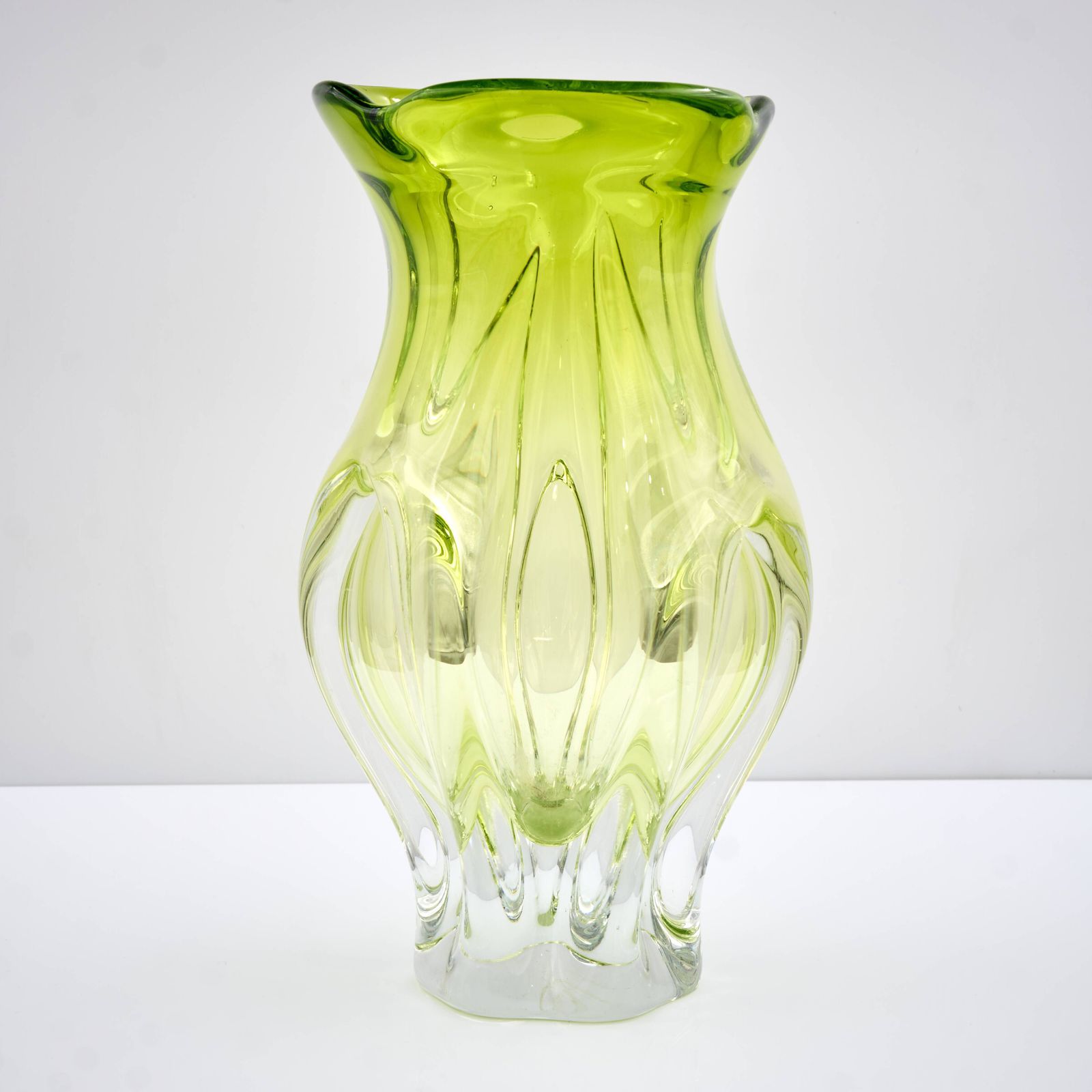 Vintage Art Glass Vase By Josef Hospodka, Czechoslovakia 1960s photo 434.0