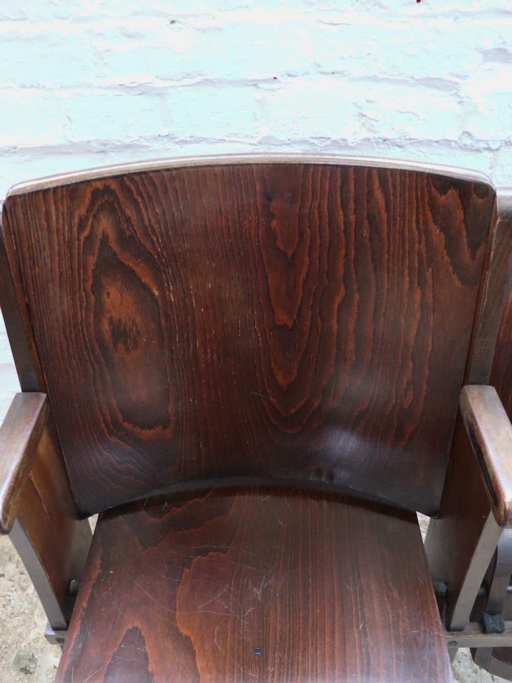 Beautiful Vintage Czech Theatre Seats By Ton photo 495.0