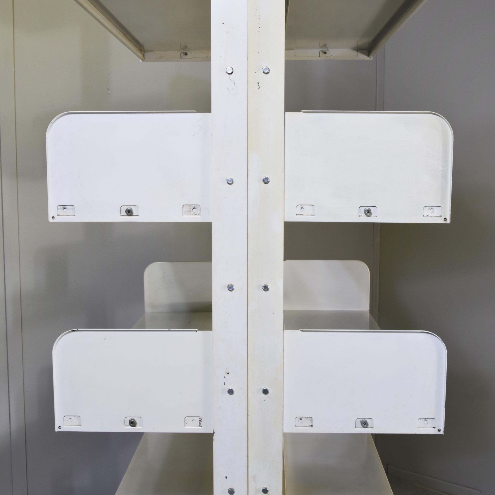 Lips Vago Set Of Three Congresso Industrial Shelving Unit 1970s photo vintage