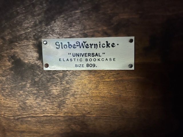 photo furniture Globe Wernicke "Universal" Edwardian 4 Stack Elastic Bookcase Size 809