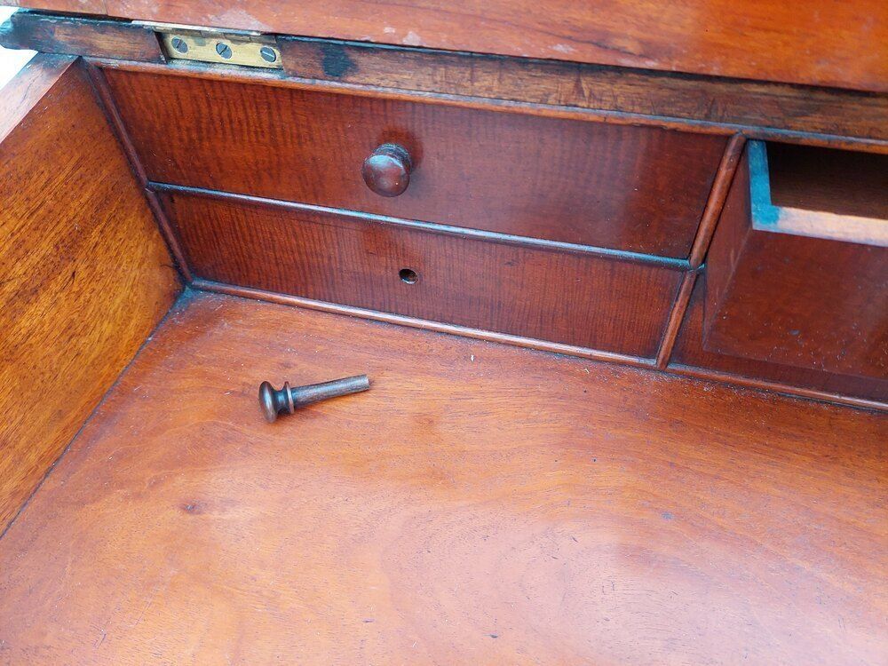 William IV Burr Yew Sliding Top Davenport Desk photo 2950.0