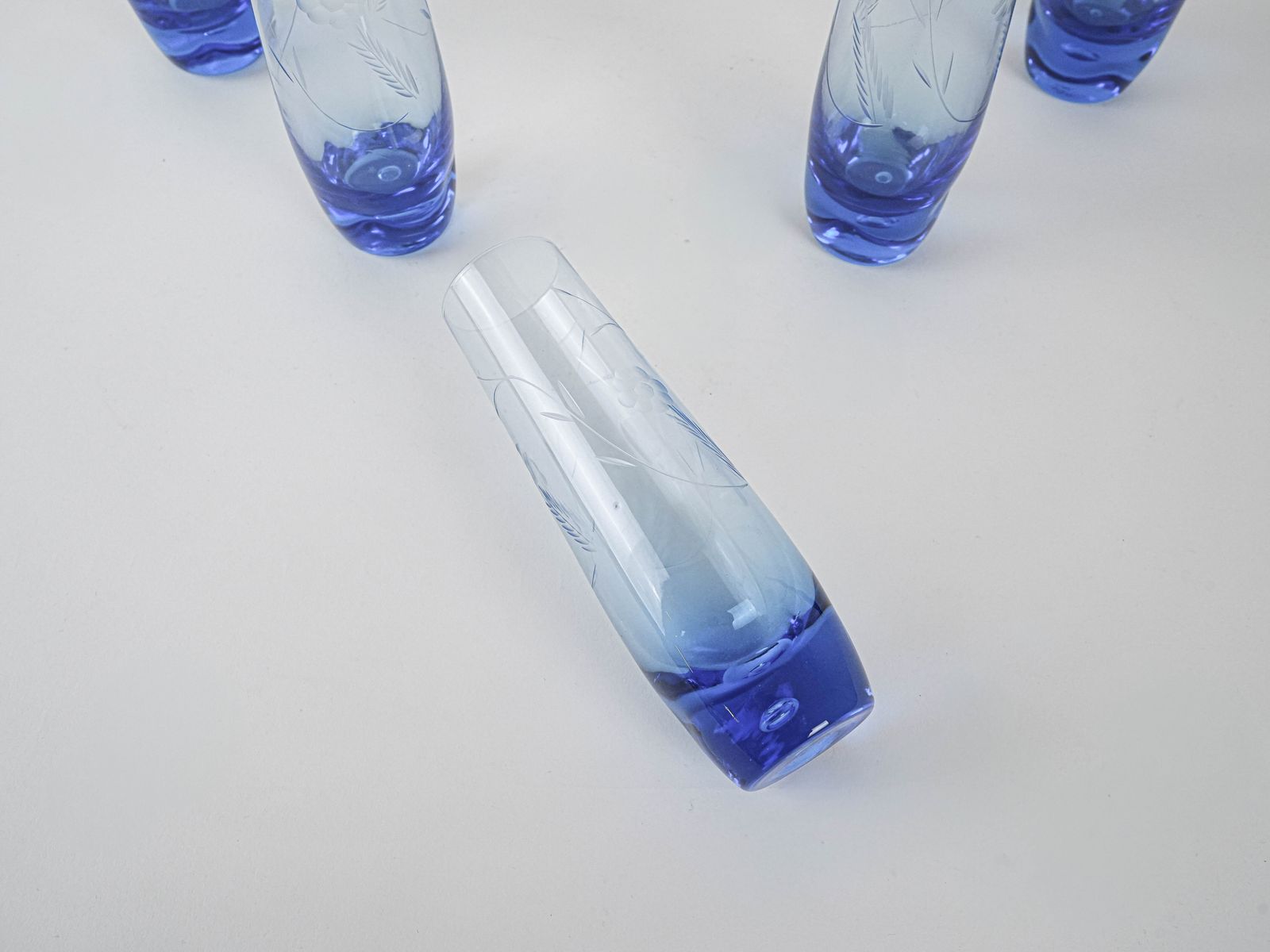 Set Of Glasses, Italian Design, 1980s, Production: Italy photo Home Decor