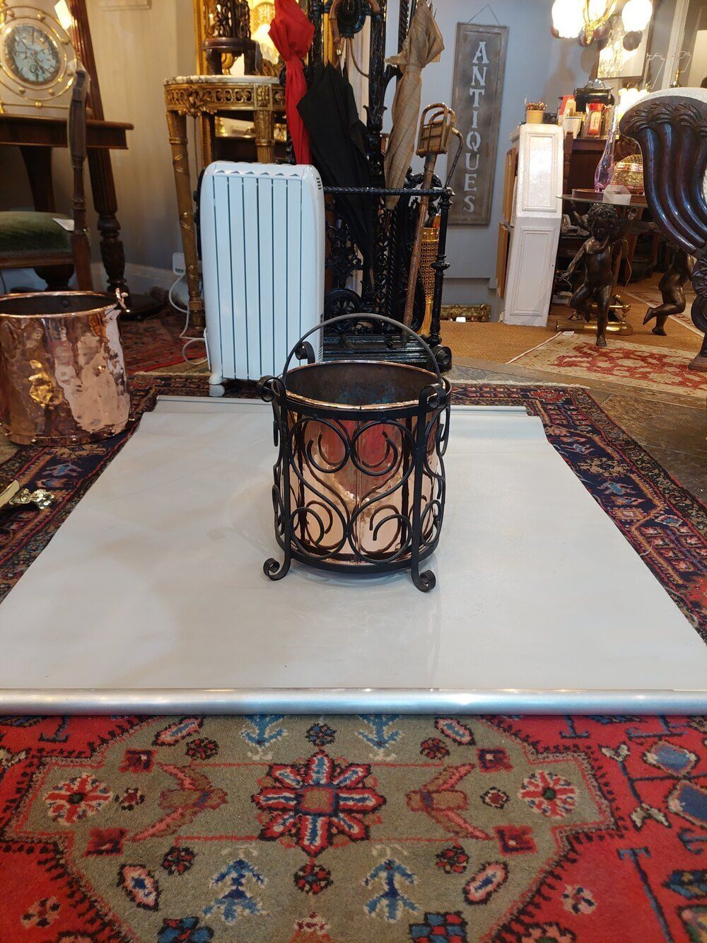 Copper Arts And Crafts Log Bucket photo furniture