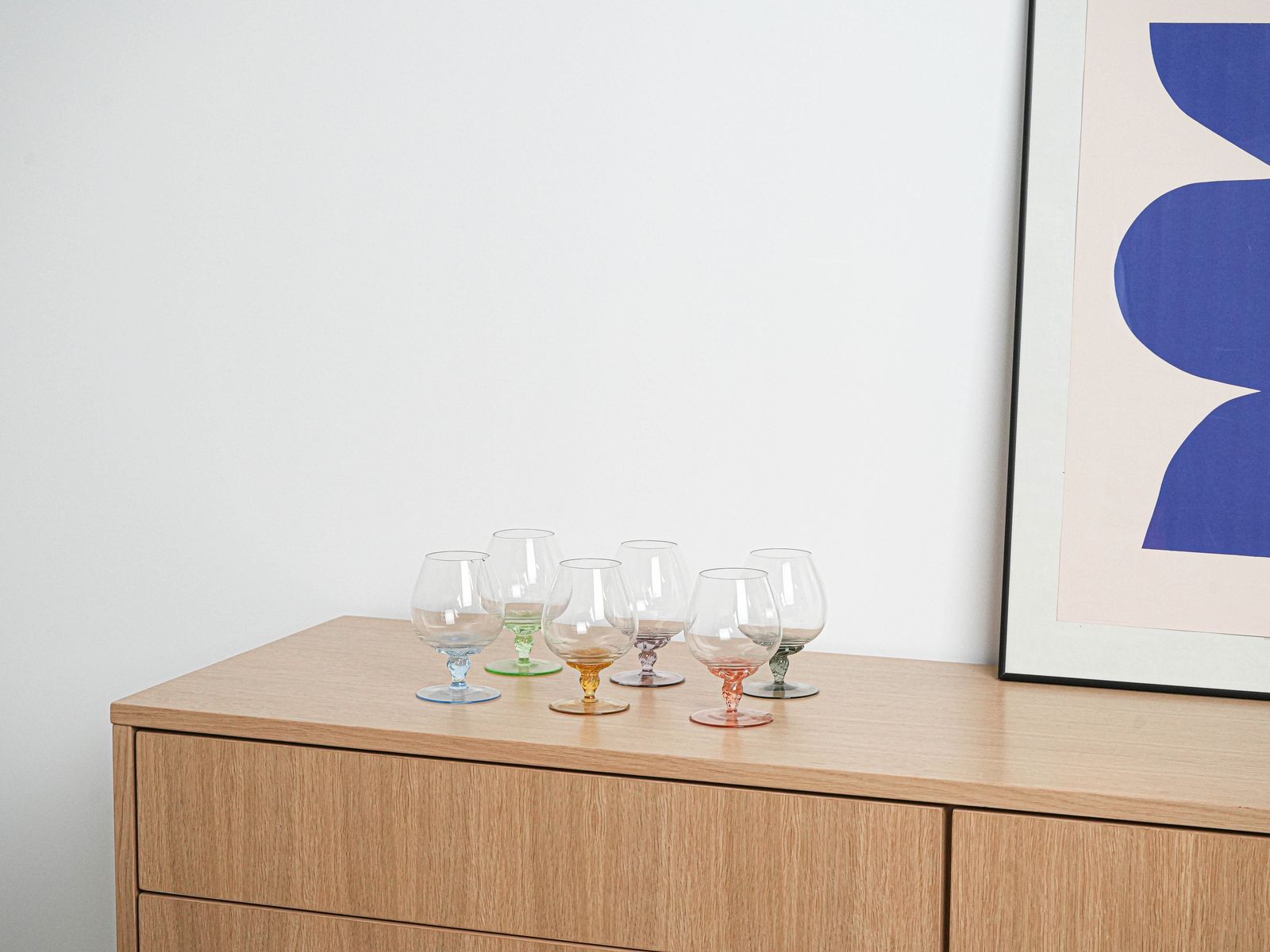 Set Of Cognac Glasses, Italian Design, 1970s, Production: Italy photo furniture