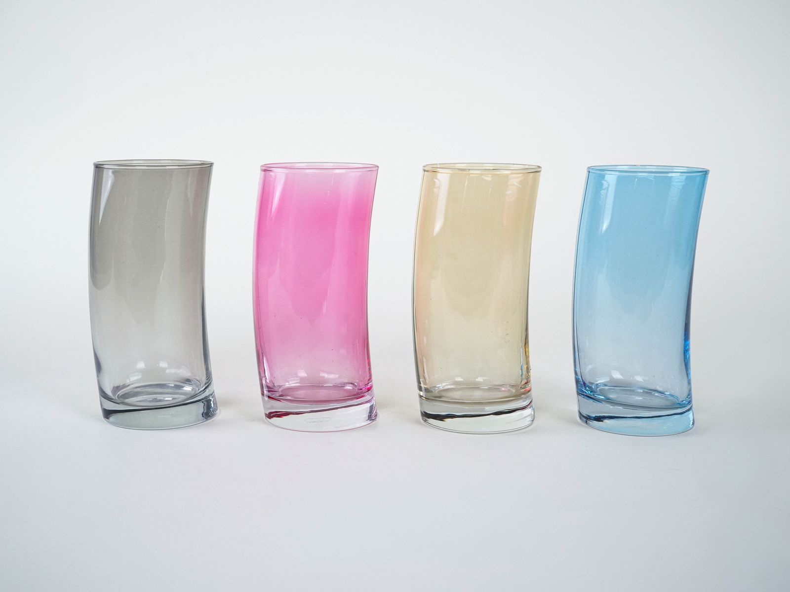 Set Of Glasses, Italian Design, 1980s, Production: Italy photo Home Decor