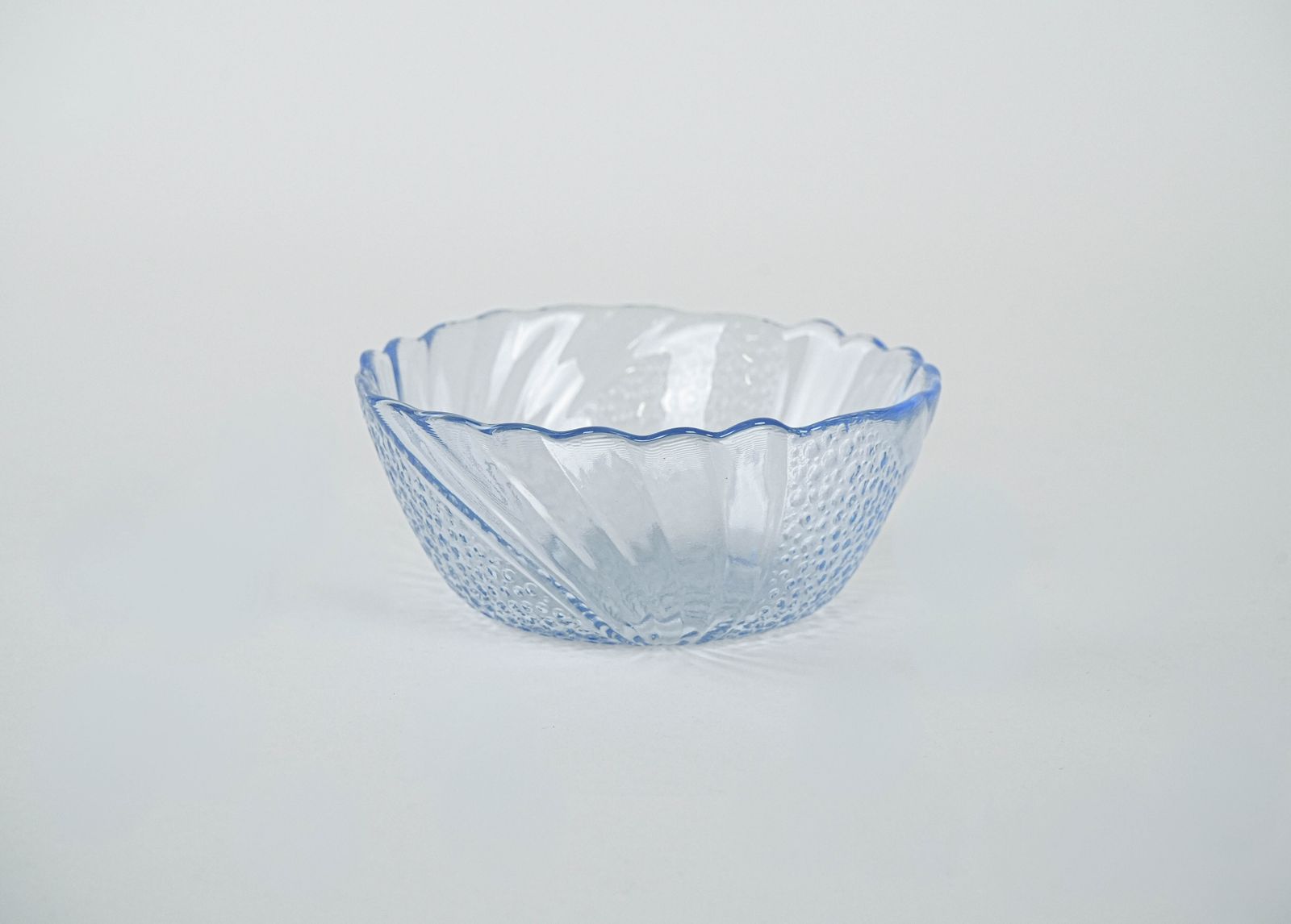 Set Of Glass Bowls, Italian Design, 1970s, Made In Italy photo vinterior
