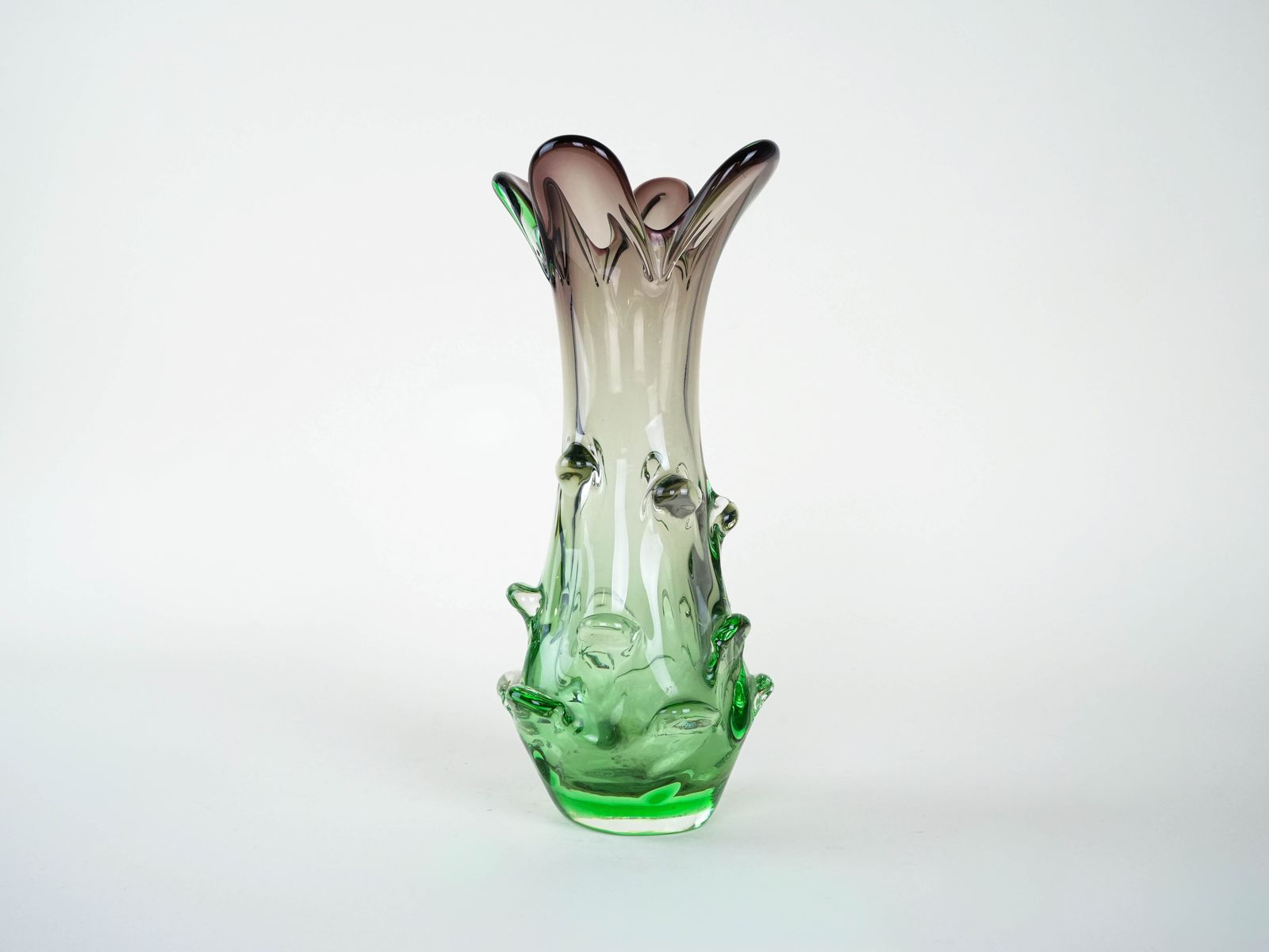 Green Vase, Murano Glass, 1960s, Made In Italy photo Home Decor