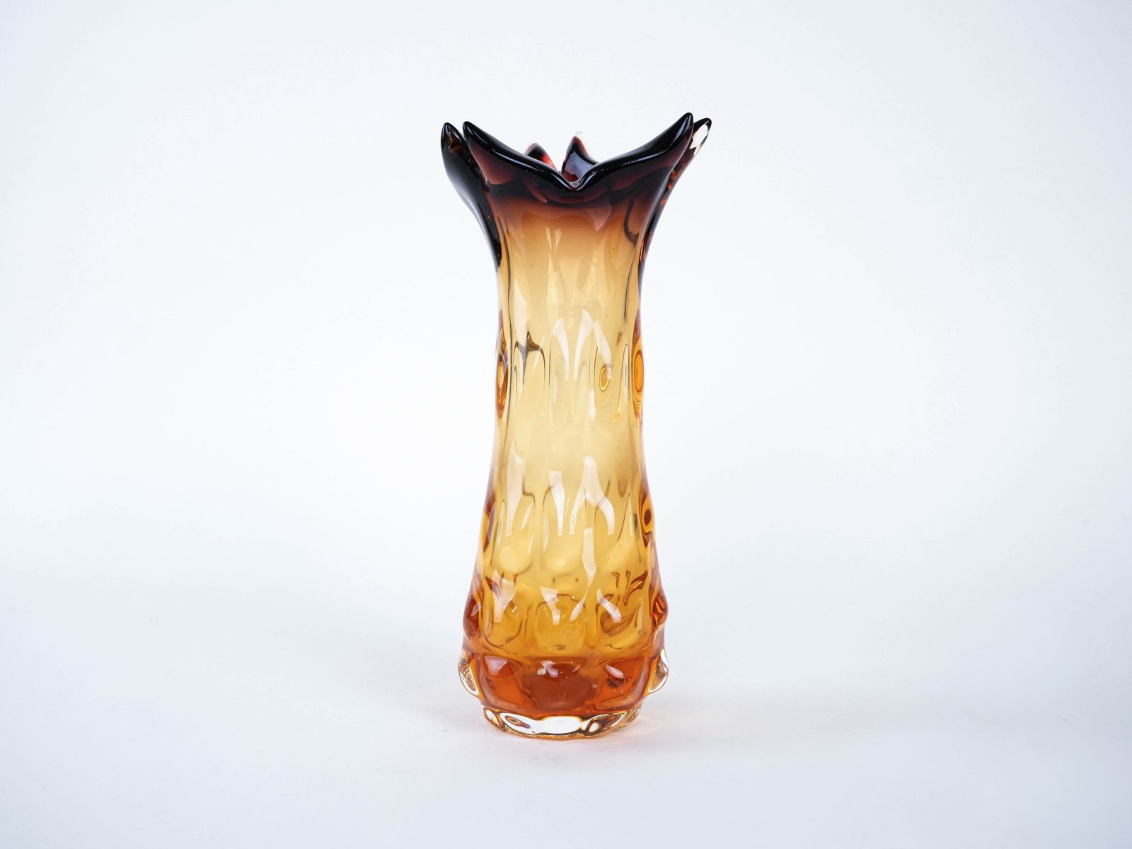 Glass Vase, Murano Glass, 1960s, Made In Italy photo for sale