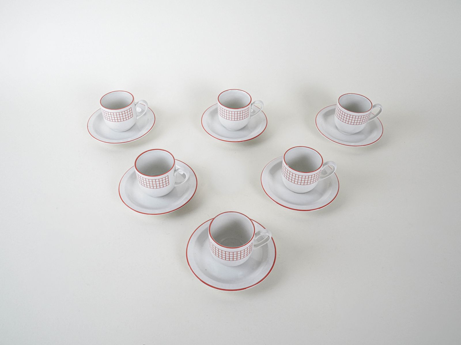 Set Of Porcelain Cups, Italian Design, 1980s, Production: Italy photo 279.0