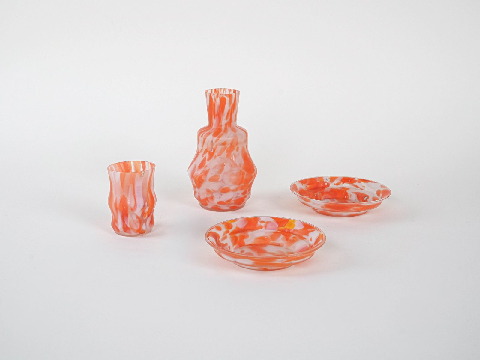 Set Of Artistic Glass Items, Italian Design, 1970s, Production: Italy photo for sale