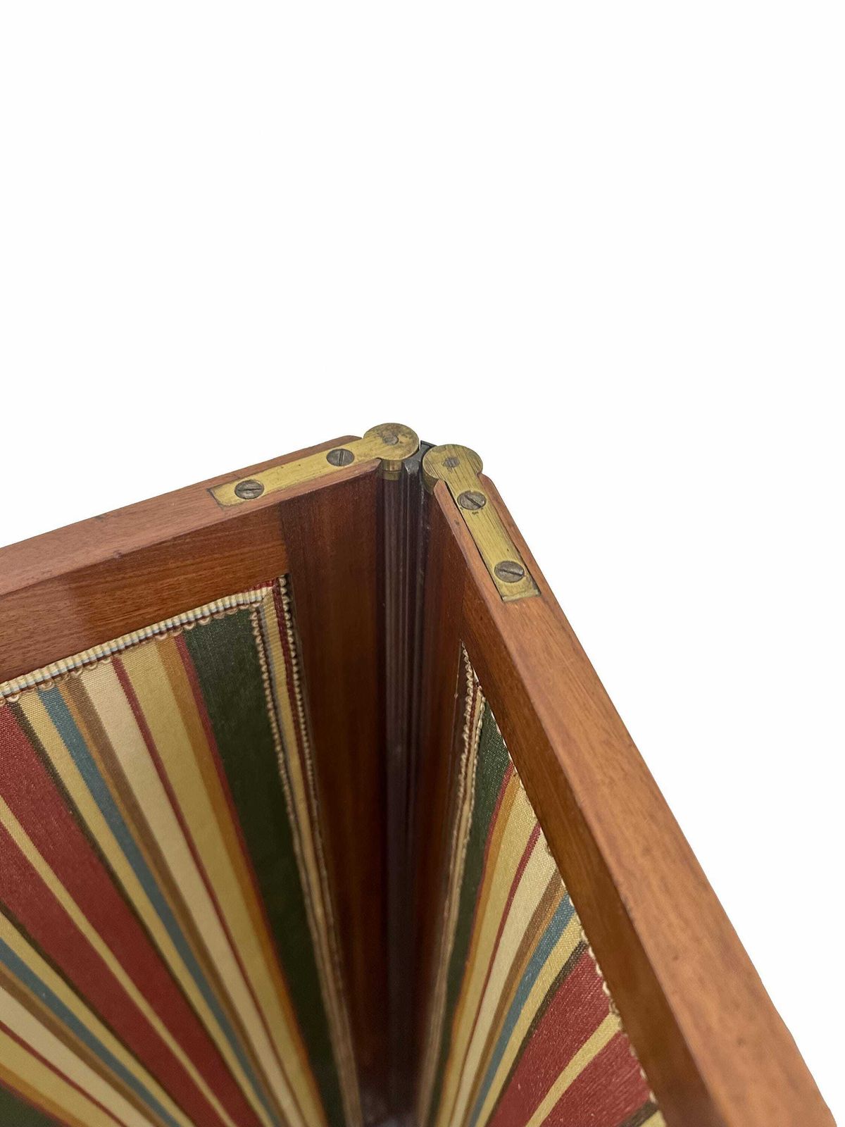 L.Moreau Mahogany Three Panel Room Divider Upholstered With Mechanism   Louis XVI Circa 1780’s photo buy