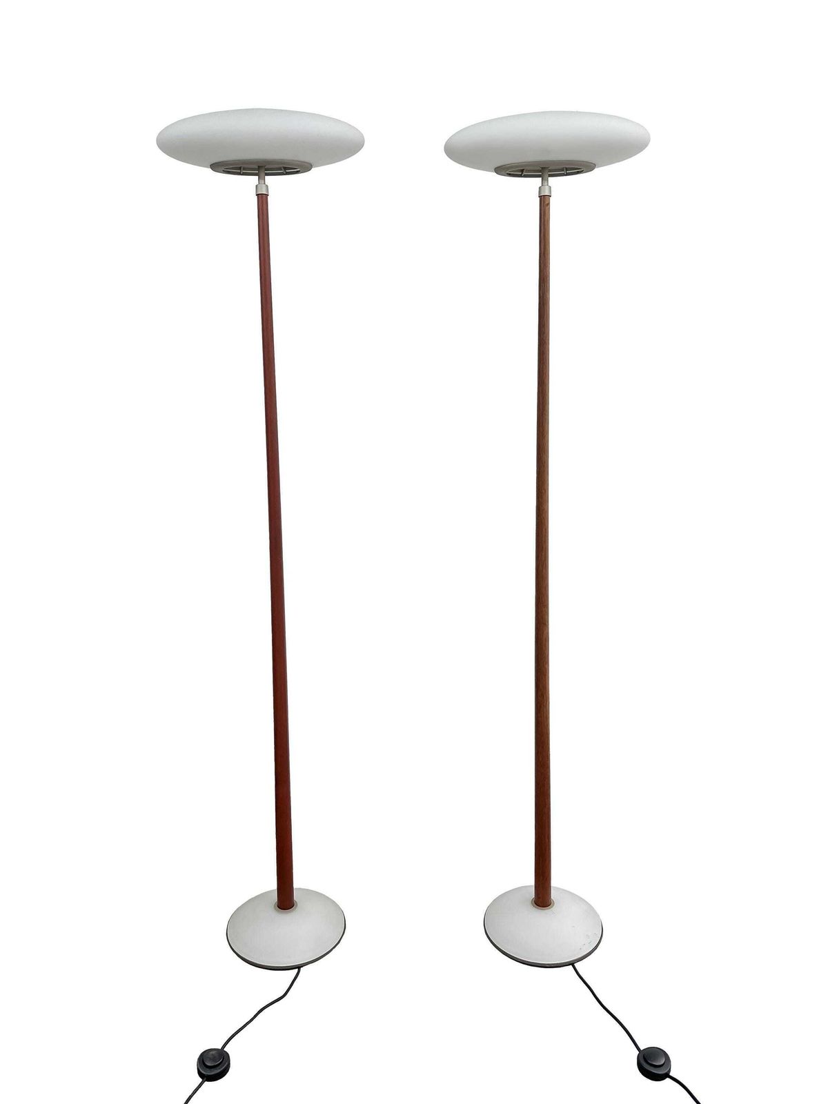Pair Of Vintage Pao F Standing Floor Lamps – Matteo Thun For Arteluce, Italy (1990s) Postmodern photo furniture