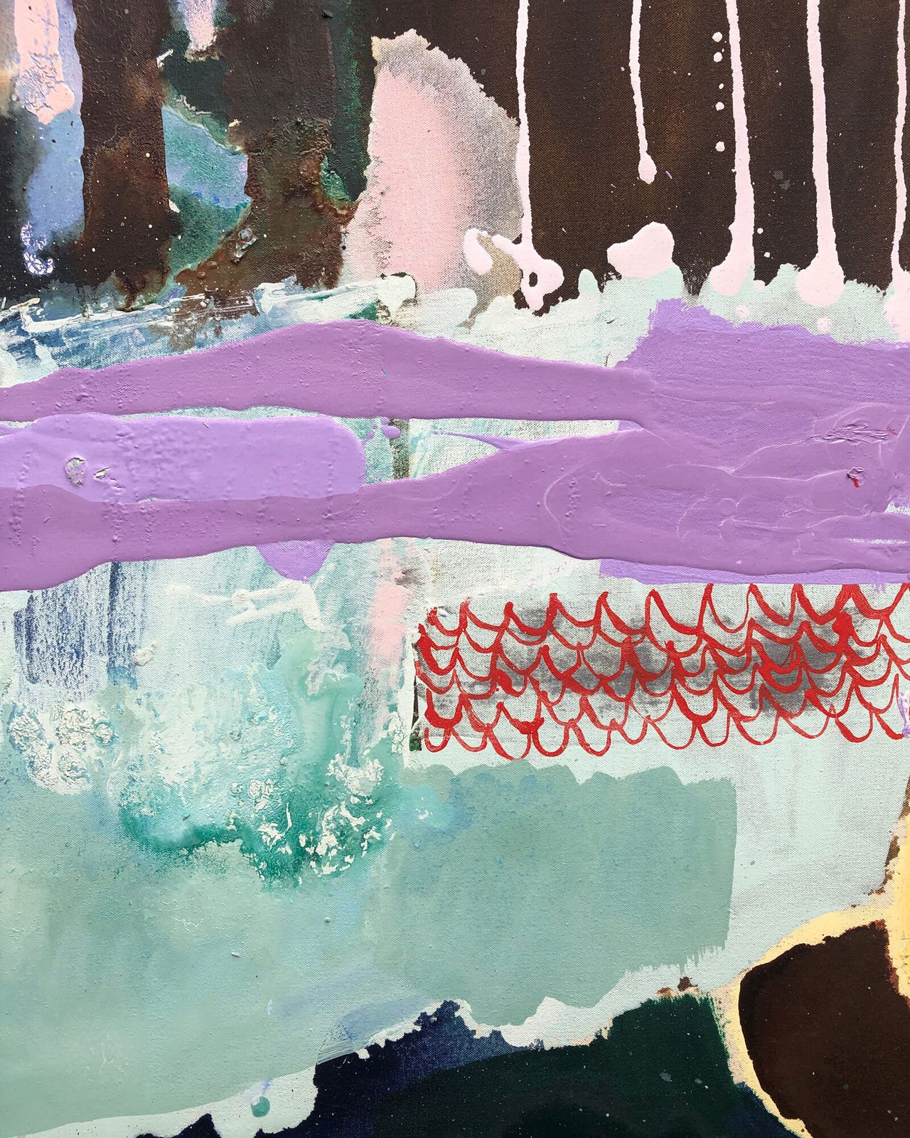 Knockout Large Contemporary Painting, Liz Arnold, photo furniture