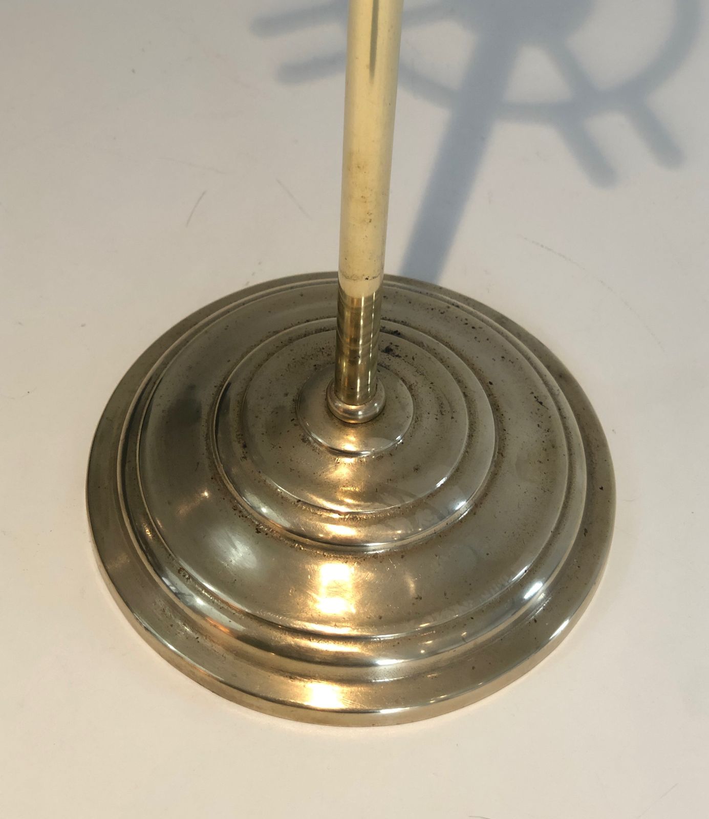 photo for sale Neoclassical Style Brass Pineapple Fireplace Tools
