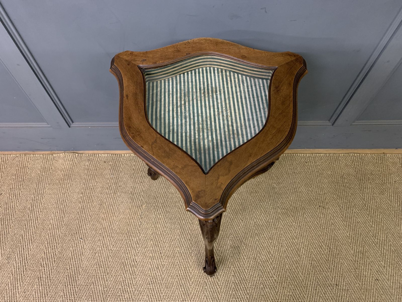 French Walnut Bijouterie Table photo for sale