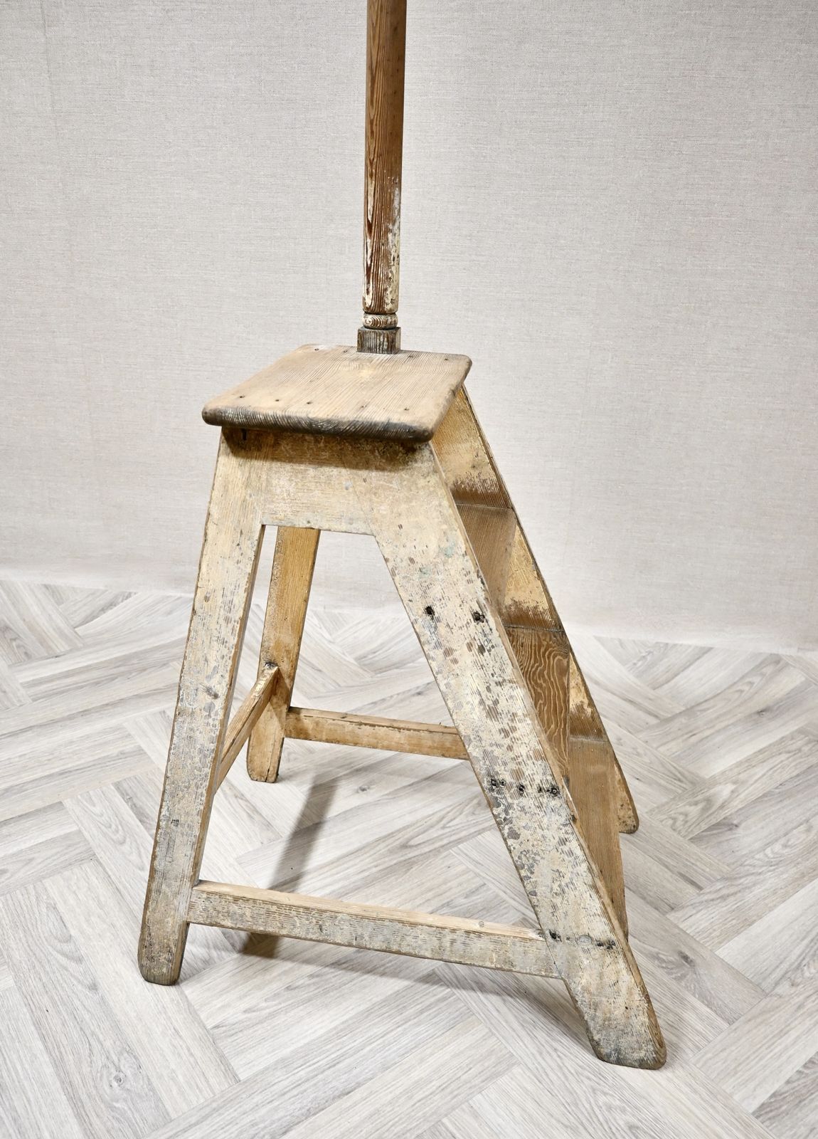 Antique Great Northern Railway Steps photo Furniture