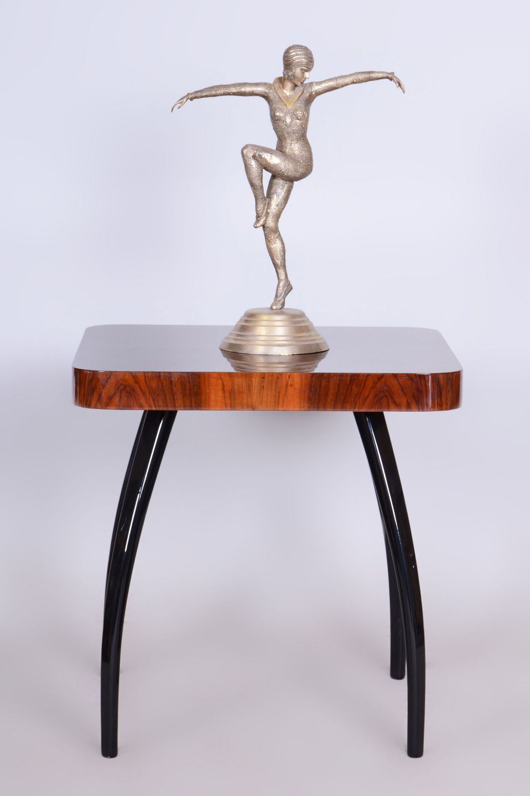 photo furniture Original Art Deco Sclpture Of Dancer, By D. Chipăruș, Metal, France, 1930s