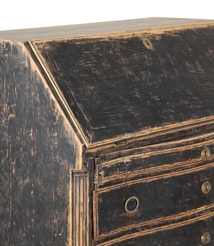 19th Century Black Swedish Bureau photo buy